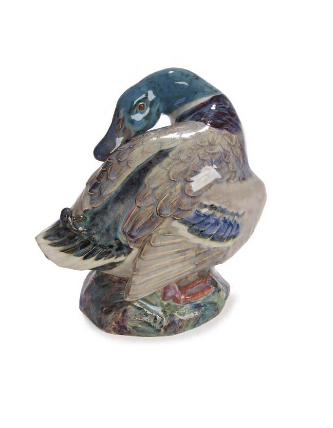 Charles Vyse and Barbara Waller A figure of a Mallard drake,