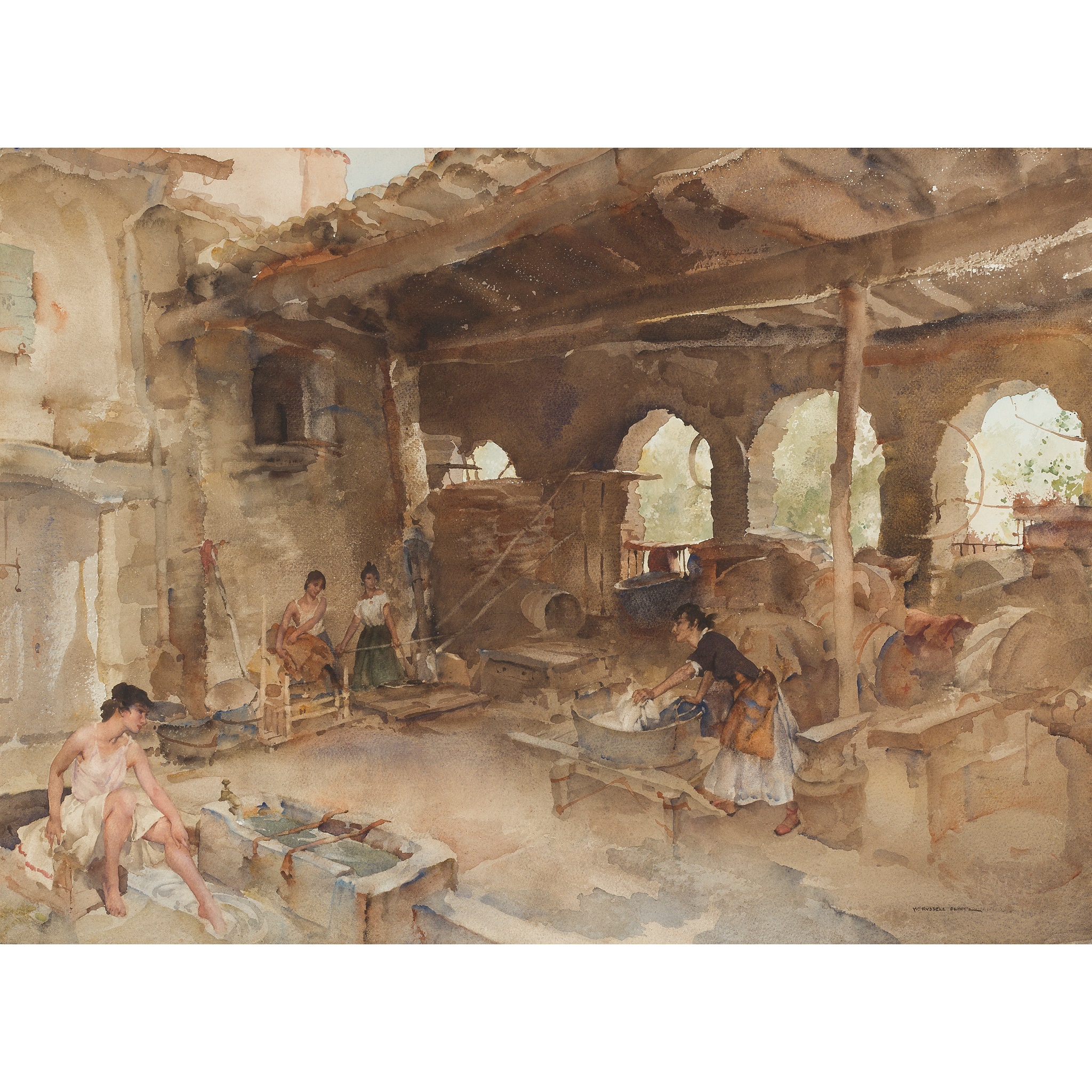 SIR WILLIAM RUSSELL FLINT P.R.A., P.R.W.S., R.S.W., R.O.I., R.E. (SCOTTISH 1880-1969)