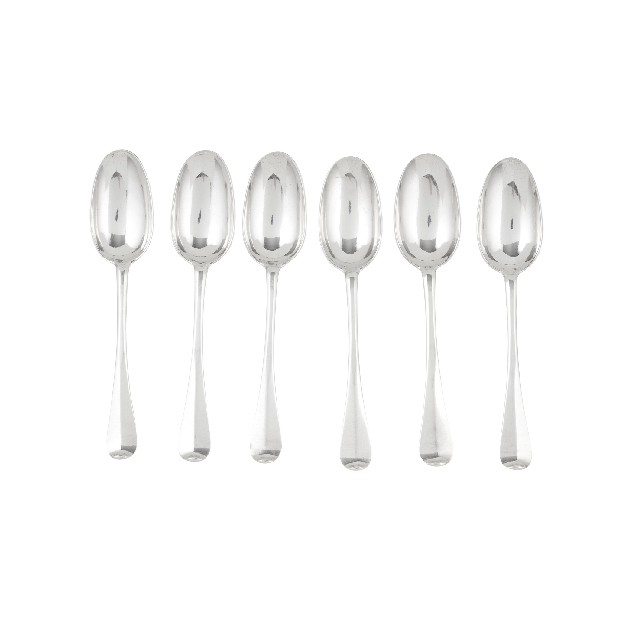 ABERDEEN – A SCARCE SET OF SIX SCOTTISH PROVINCIAL TABLESPOONS
