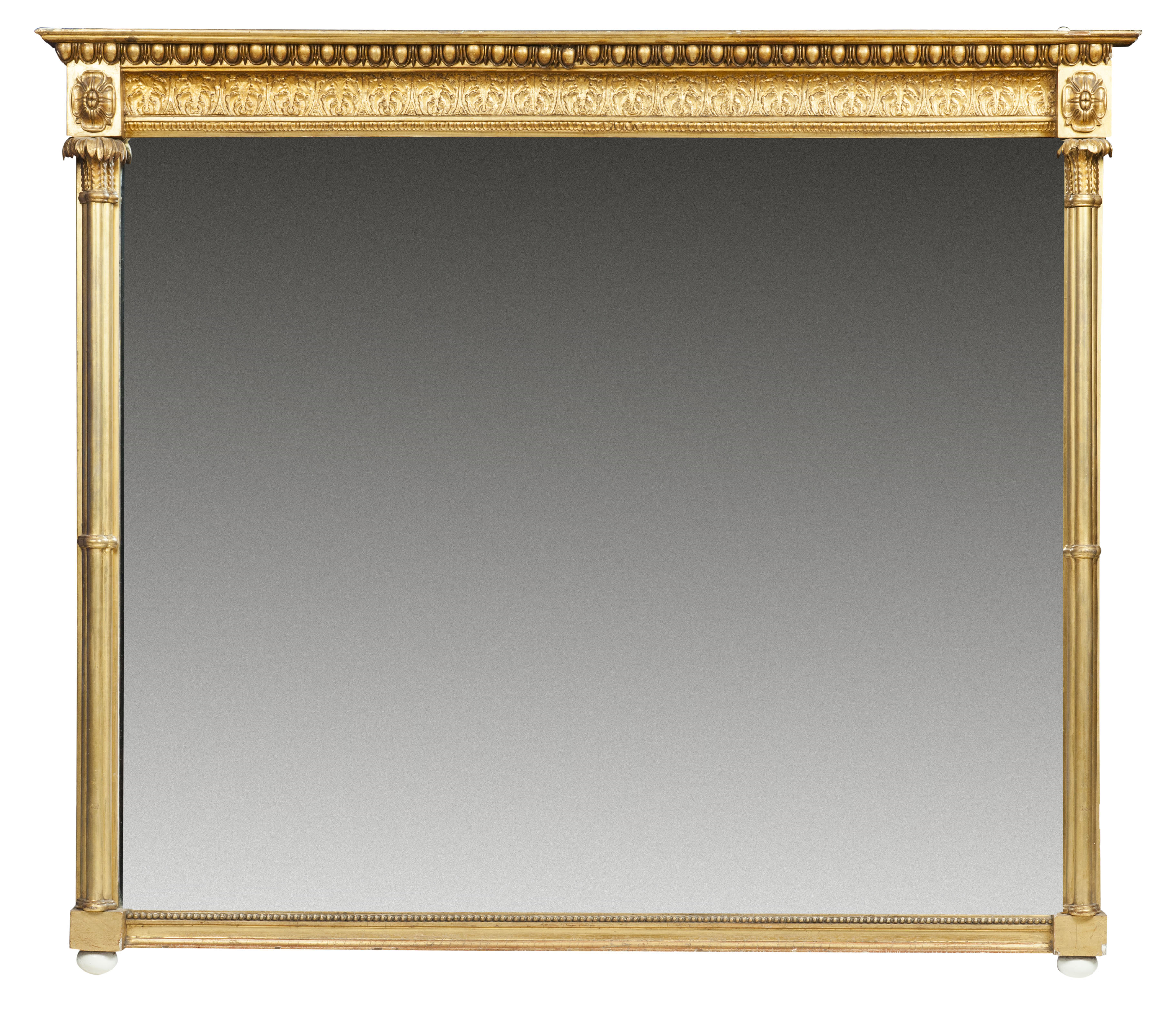 GEORGE IV GILTWOOD OVERMANTEL MIRROR