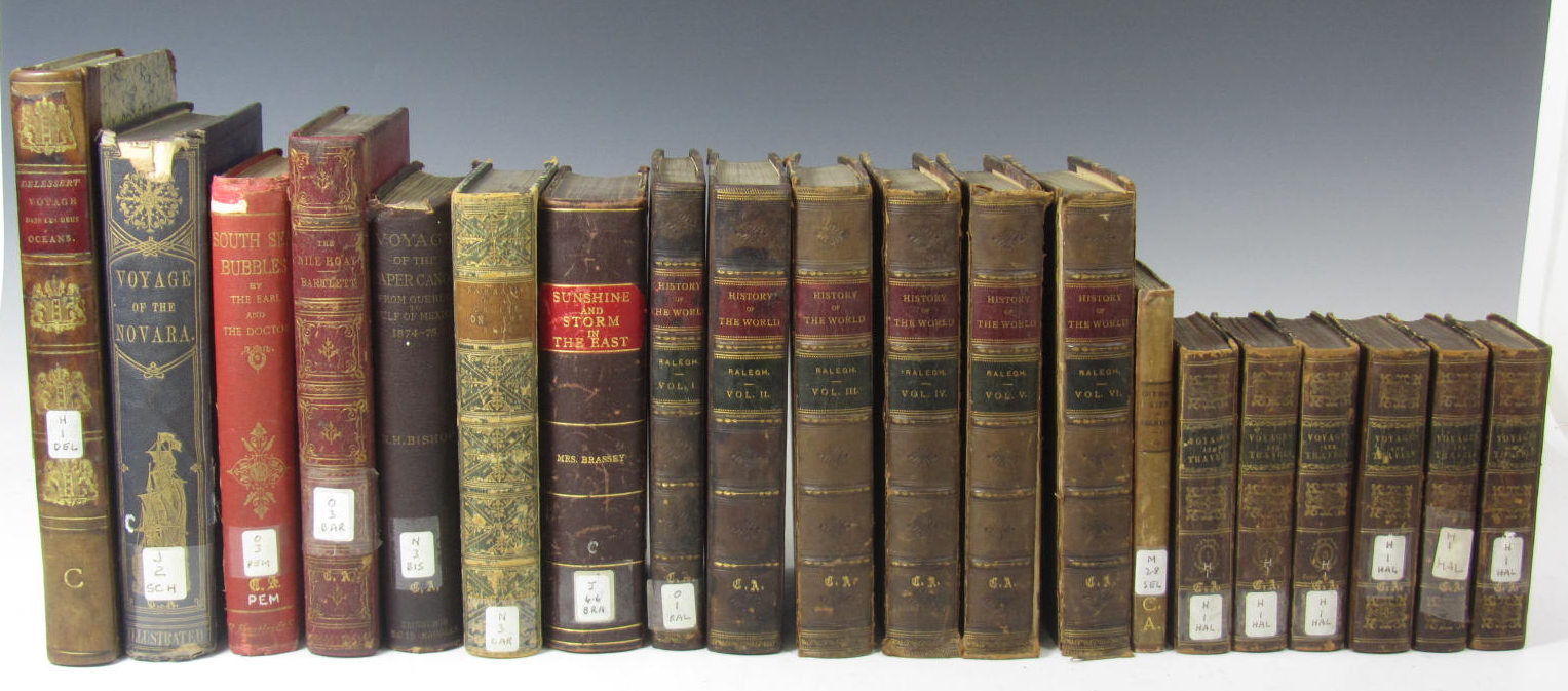 Voyage, Travels and Navigation, including Raleigh, Sir Walter