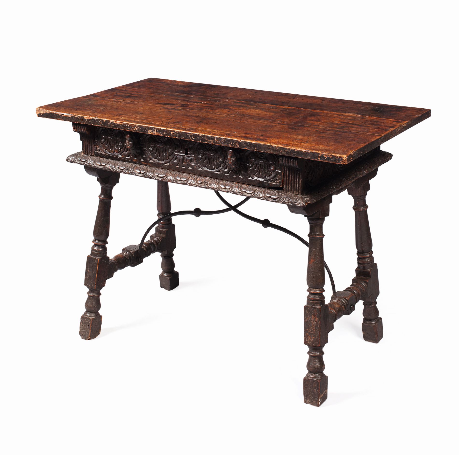 SOUTH ITALIAN WALNUT SIDE TABLE