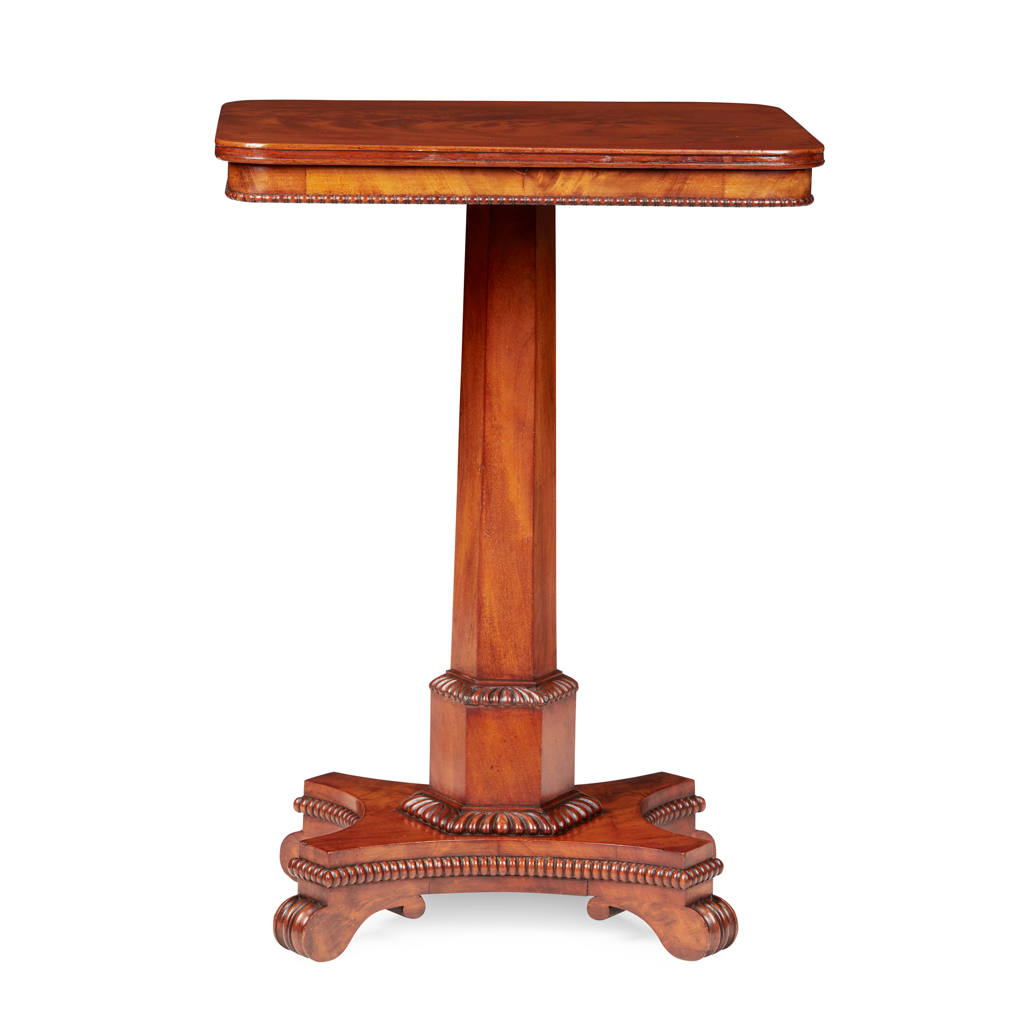GEORGE IV MAHOGANY LAMP TABLE