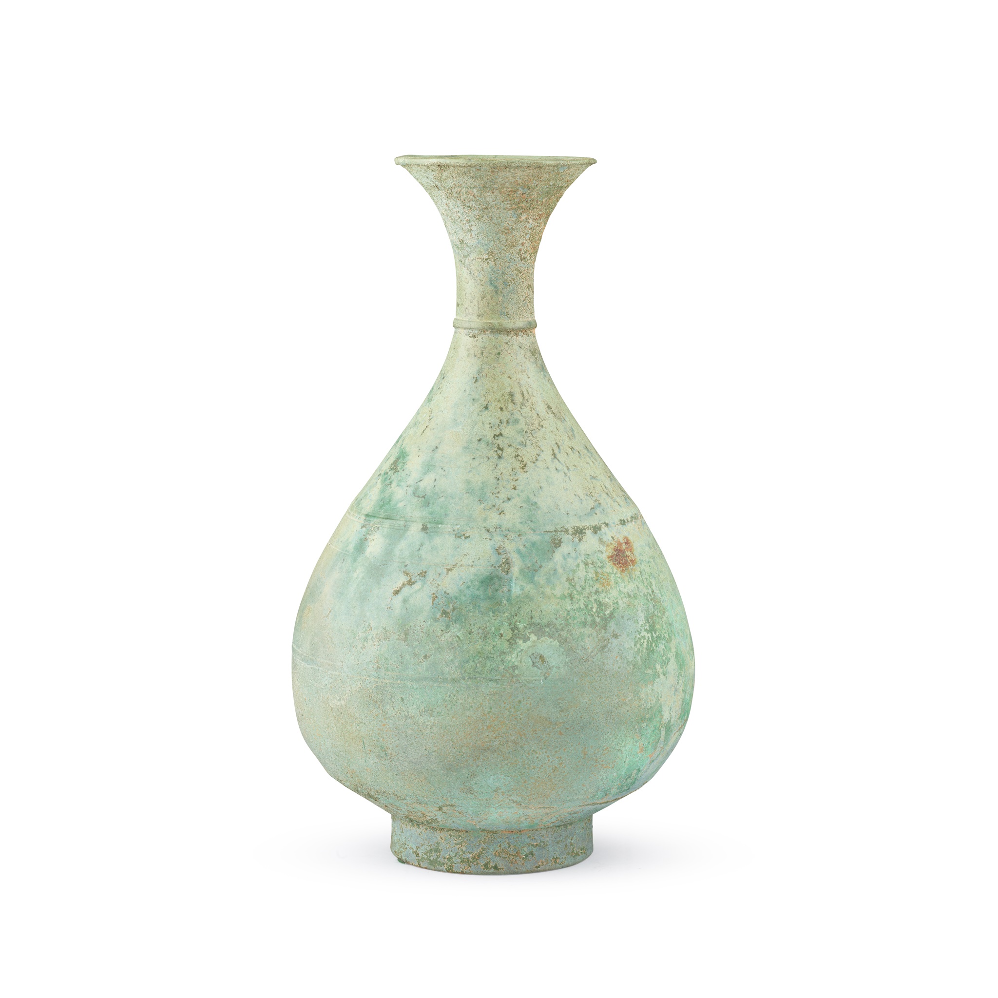 BRONZE BOTTLE VASE