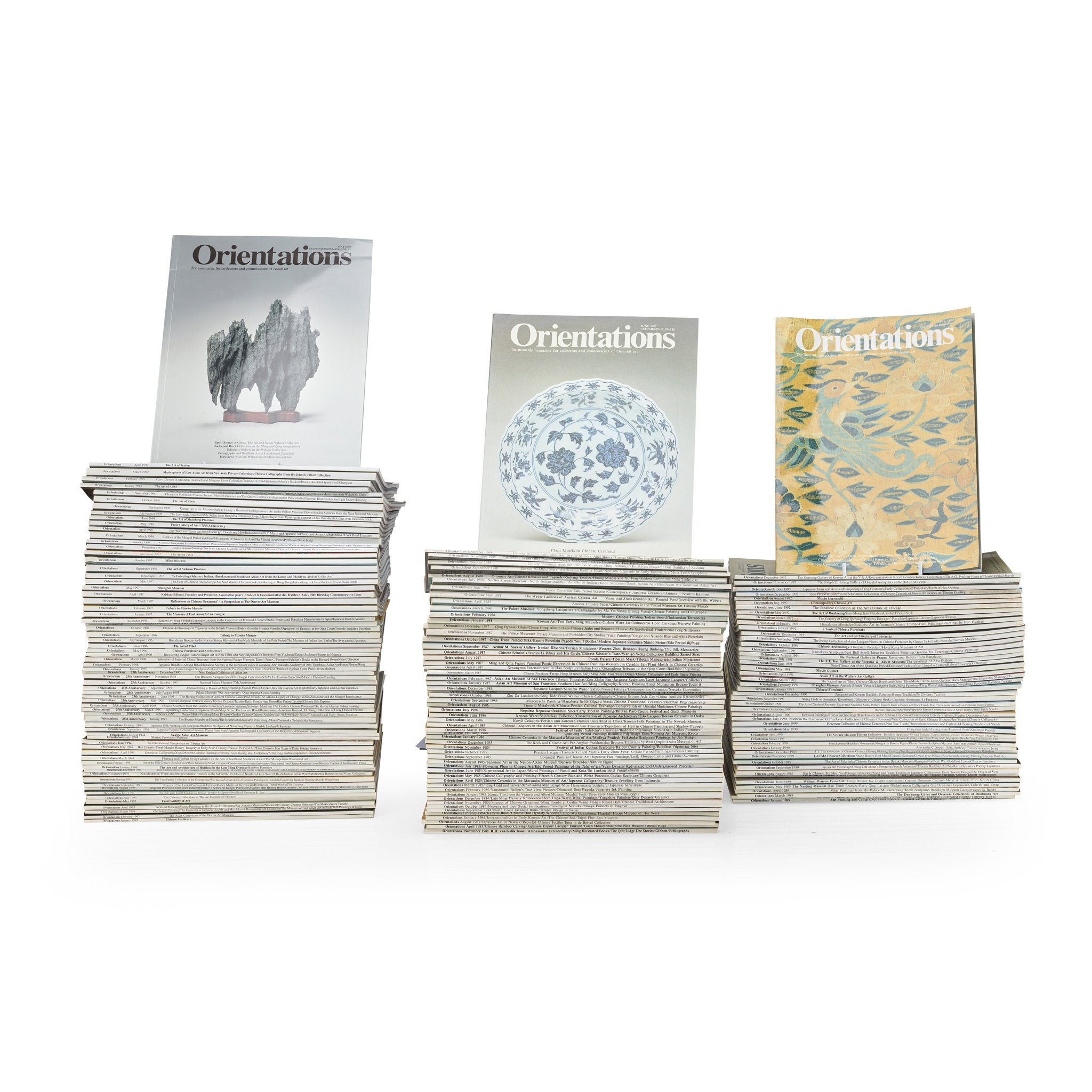 LARGE COLLECTION OF 'ORIENTATIONS' MAGAZINE