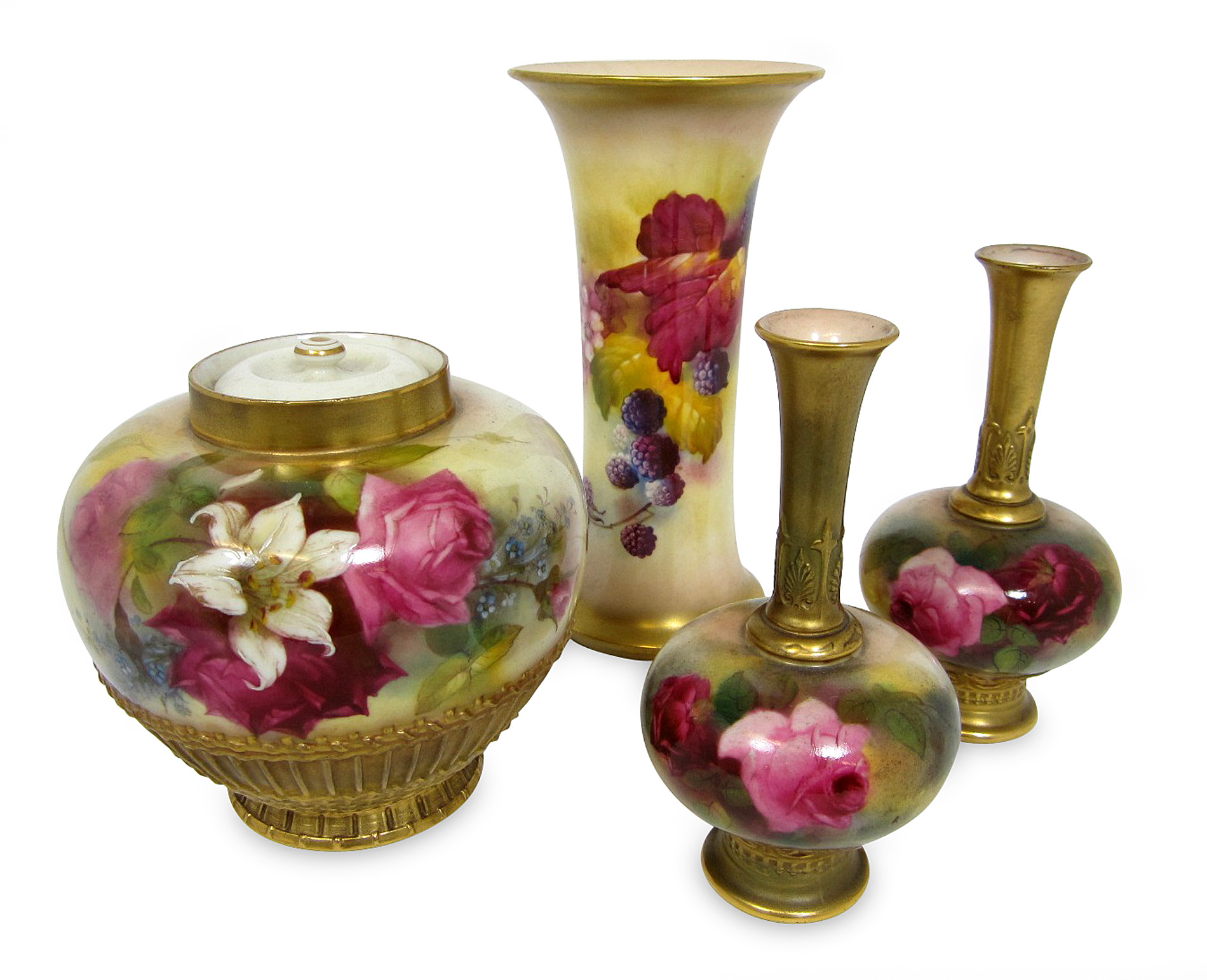 FOUR ROYAL WORCESTER PORCELAIN WARES