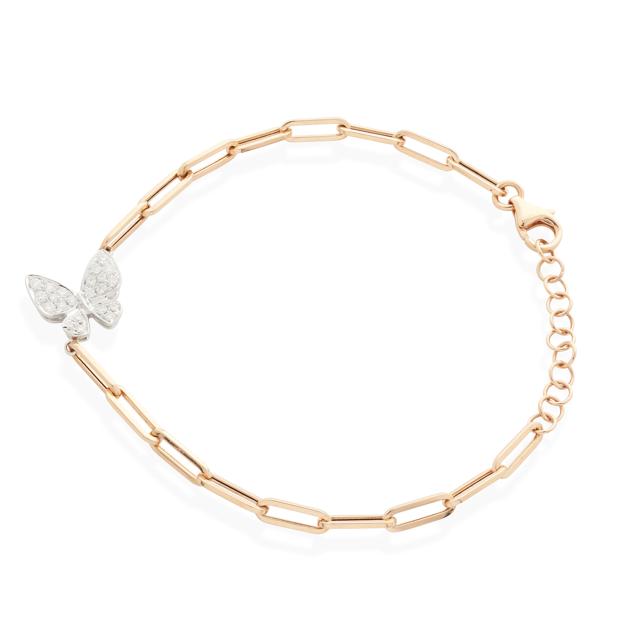 A diamond 'Butterfly' bracelet