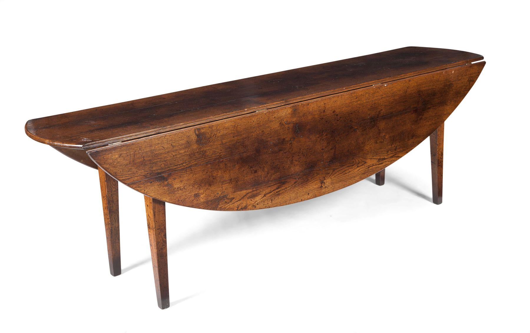 GEORGE III STYLE ELM WAKE TABLE