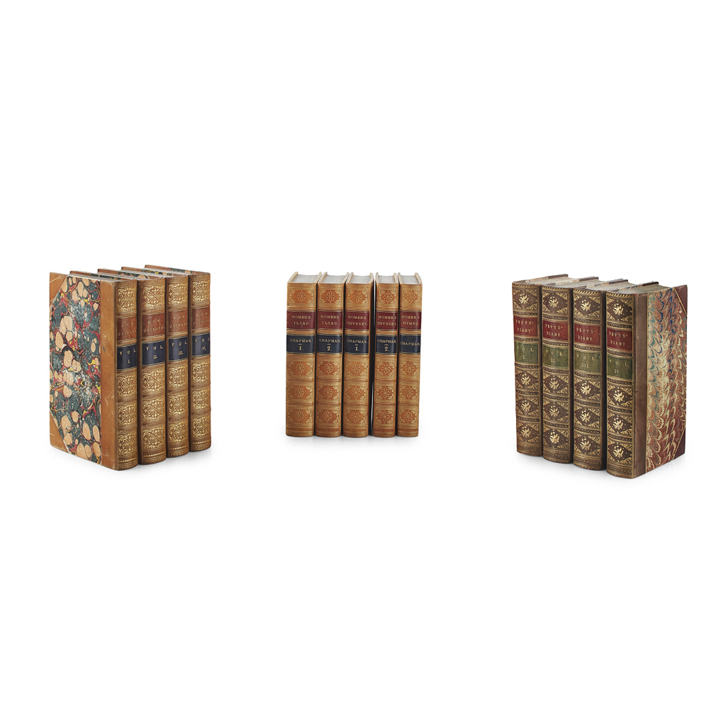 Cervantes, Homer and Samuel Pepys, 13 volumes