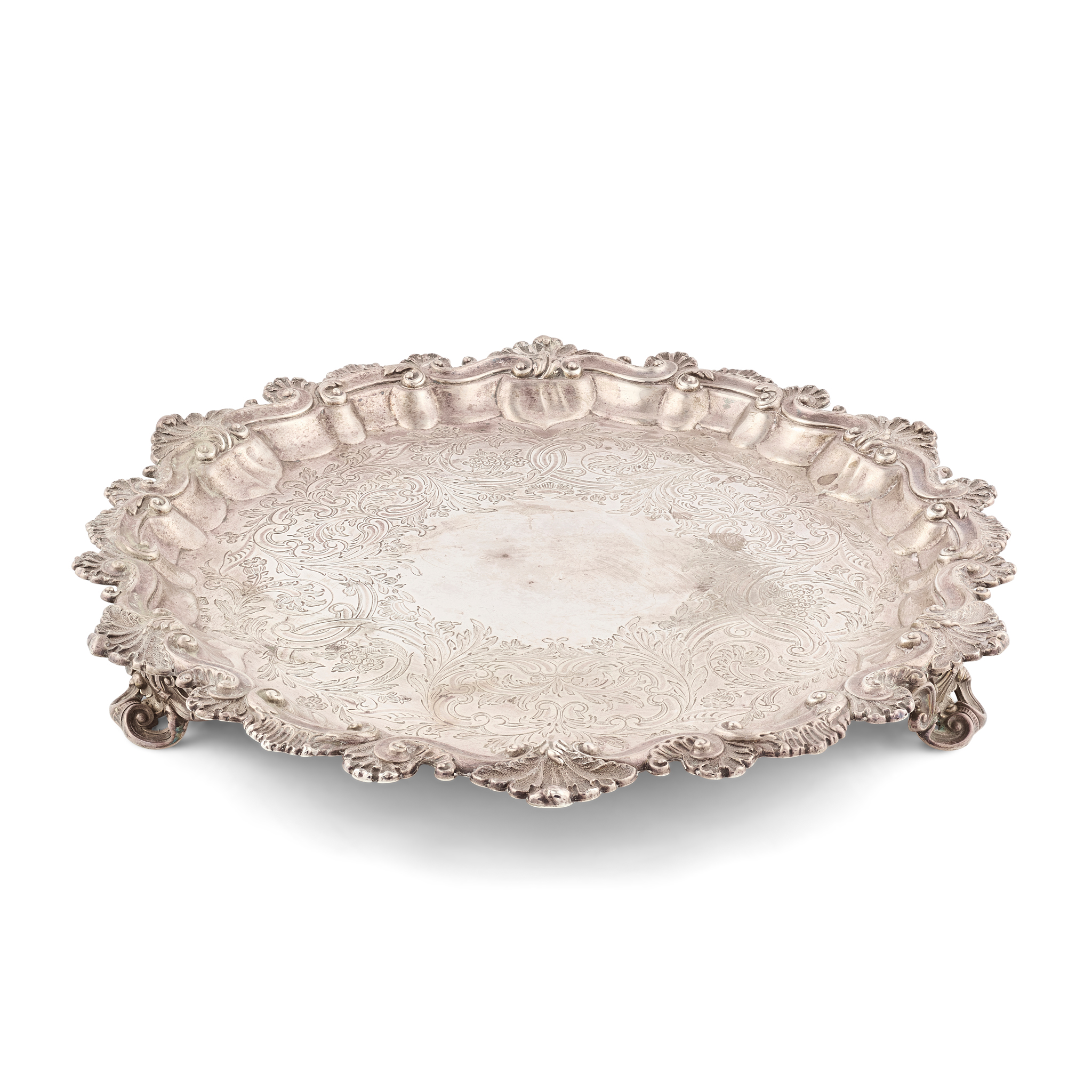 A WILLIAM IV SALVER