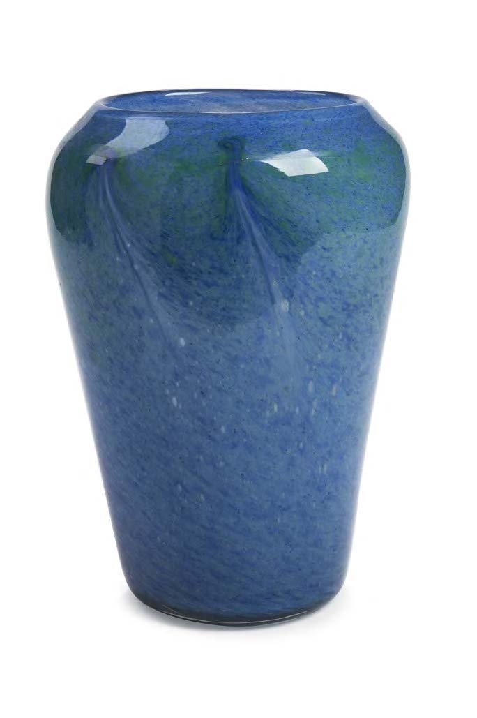 A large Monart glass vase,