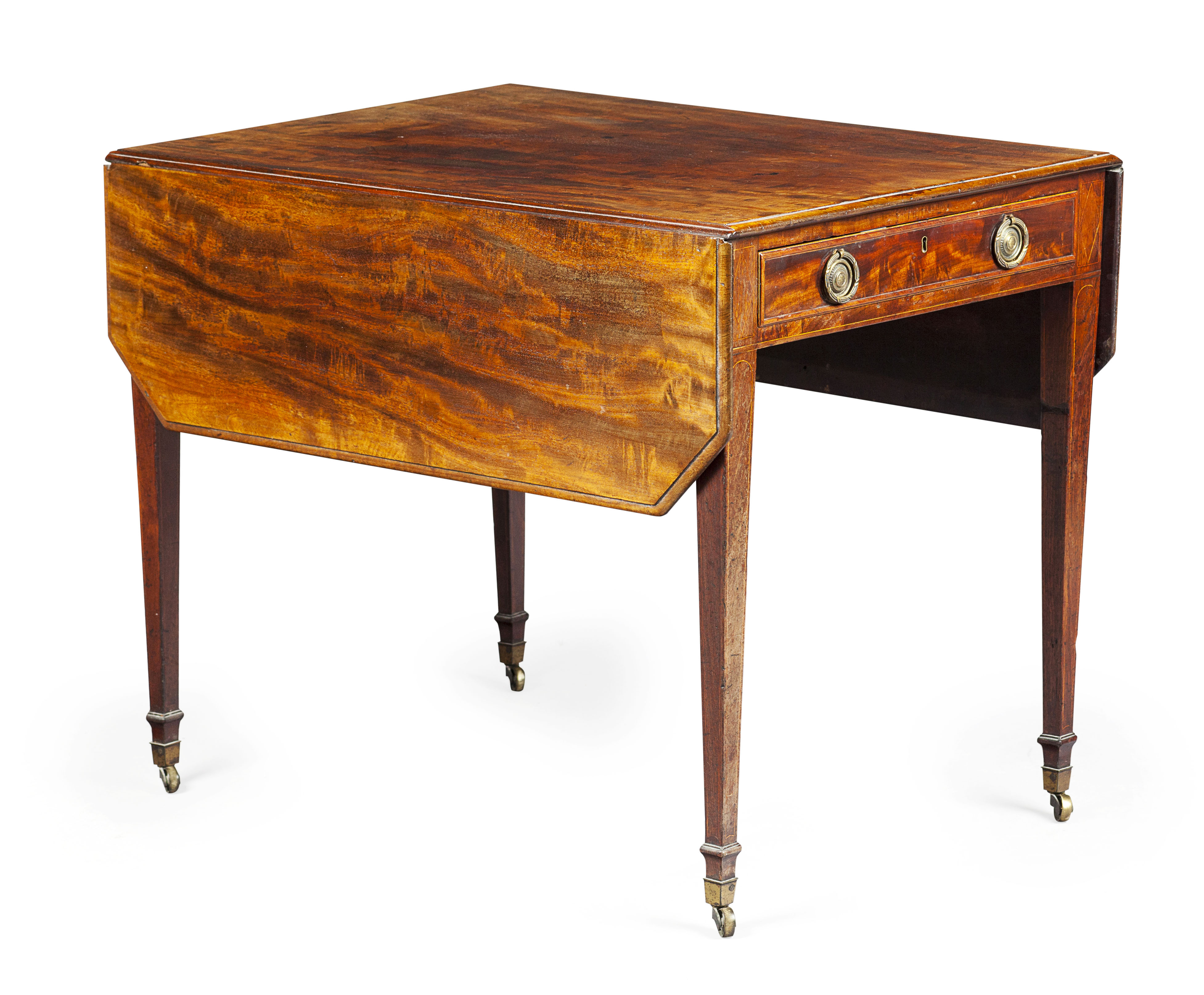 GEORGE III MAHOGANY PEMBROKE TABLE