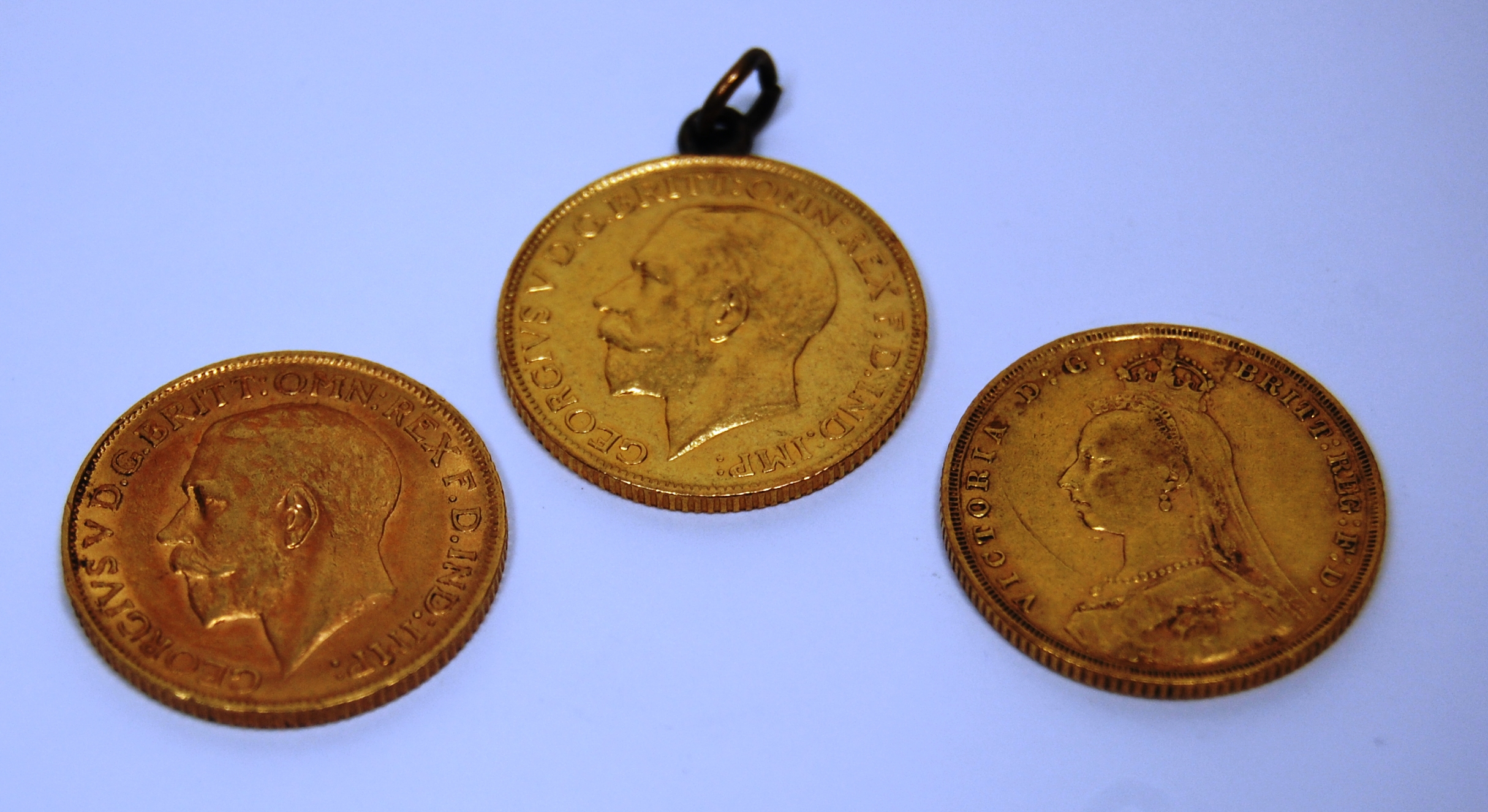 A group of three sovereigns