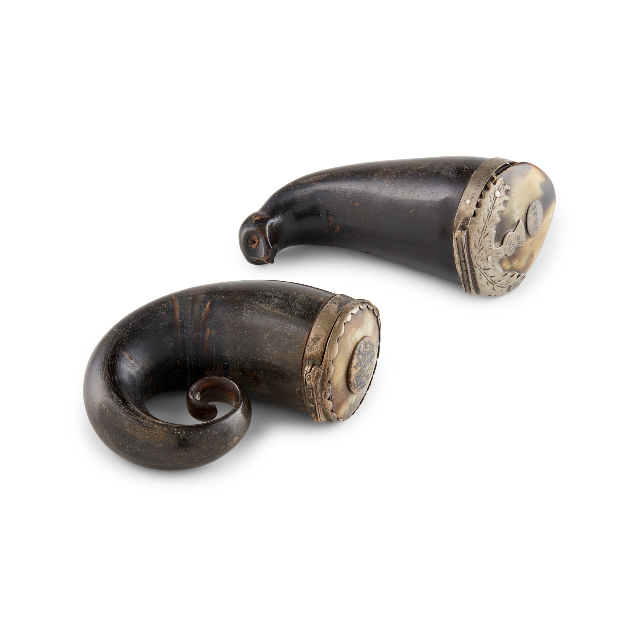 A NOVELTY SEA MAMMAL SNUFF MULL