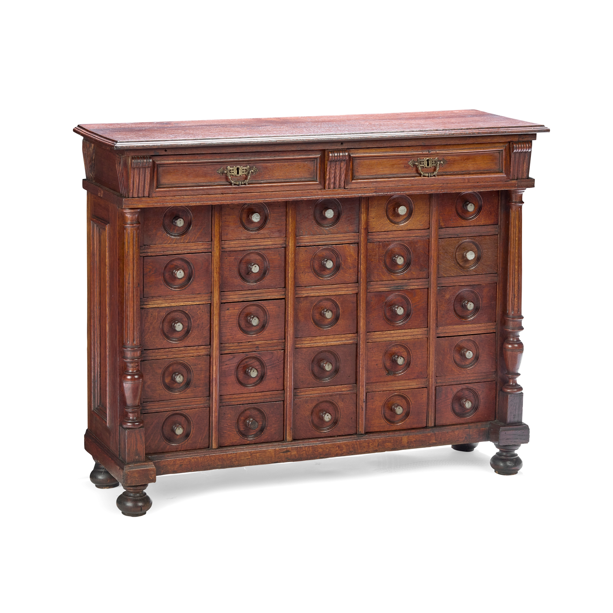 VICTORIAN OAK APOTHECARY CABINET