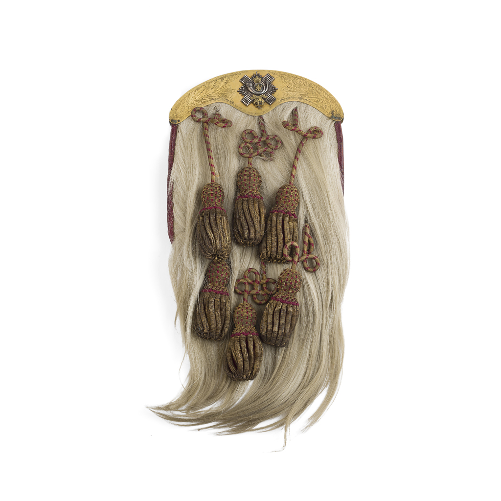 A FINE MID VICTORIAN HIGHLAND LIGHT INFANTRY OFFICERS DRESS SPORRAN