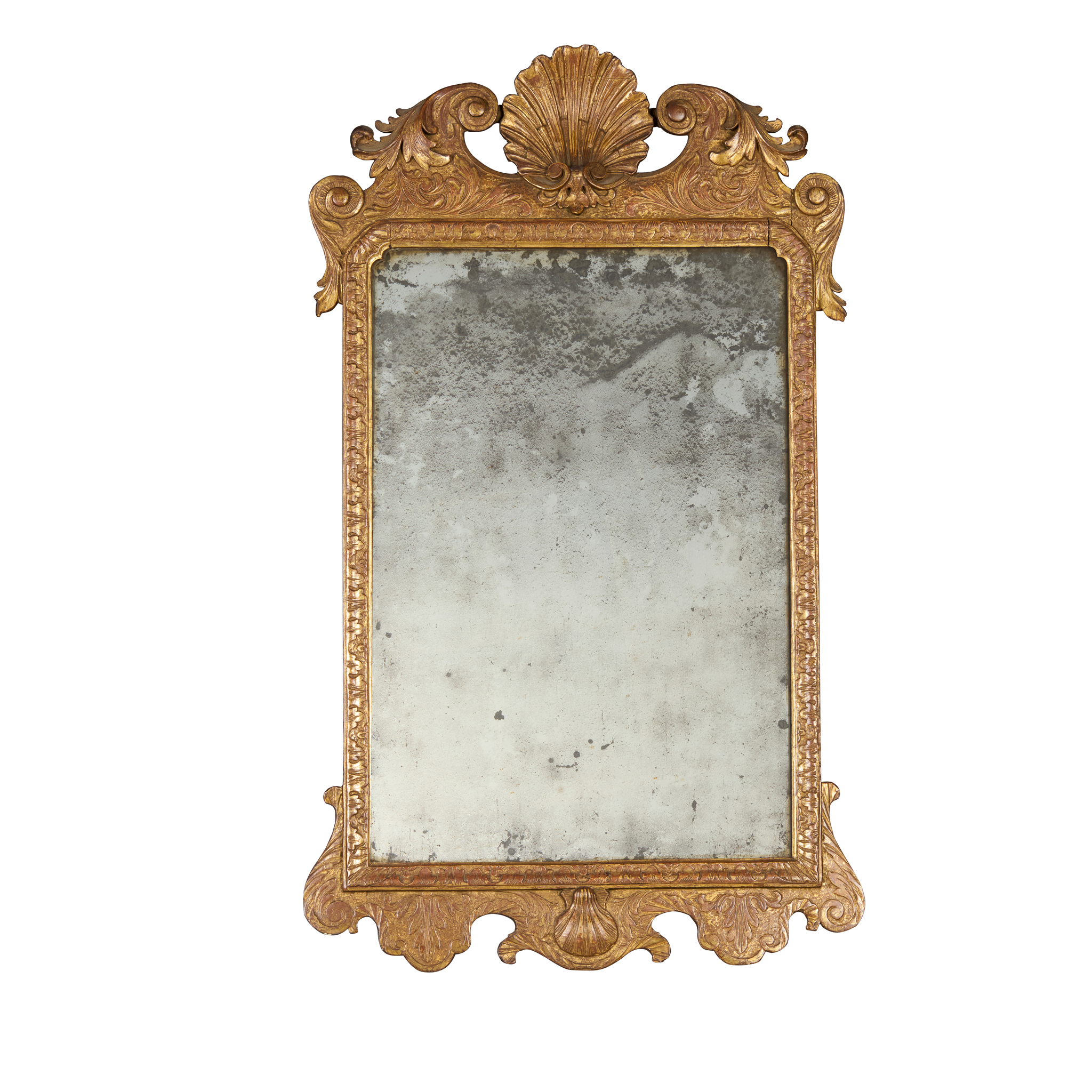 GEORGE II GILT AND GESSO MIRROR