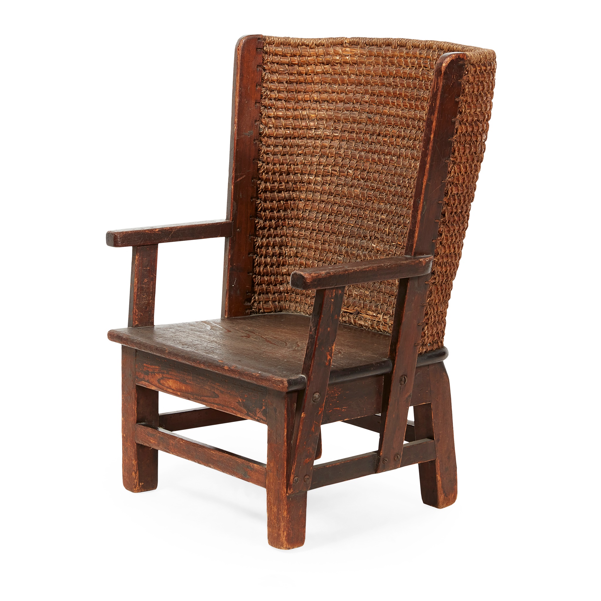 AN EDWARDIAN CHILD'S ORKNEY CHAIR