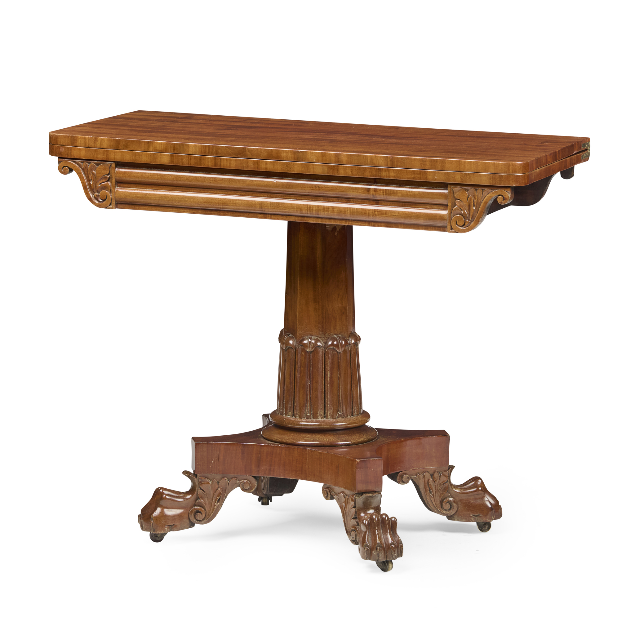 SCOTTISH GEORGE IV MAHOGANY TEA TABLE
