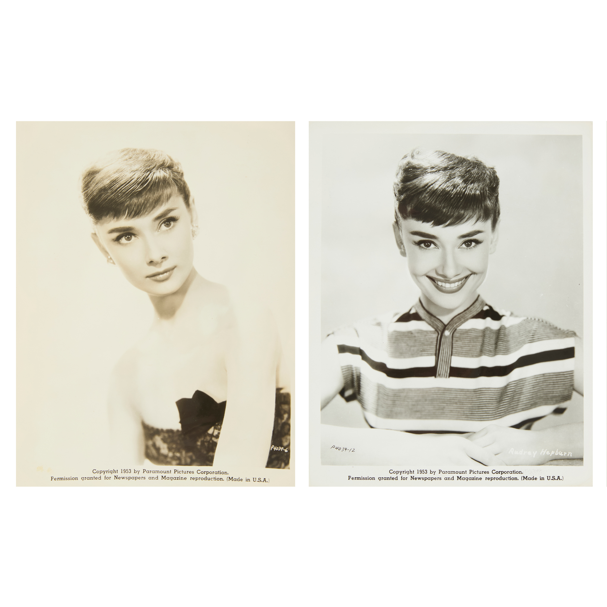 AUDREY HEPBURN INTEREST, PHOTOGRAPHER UNKNOWN