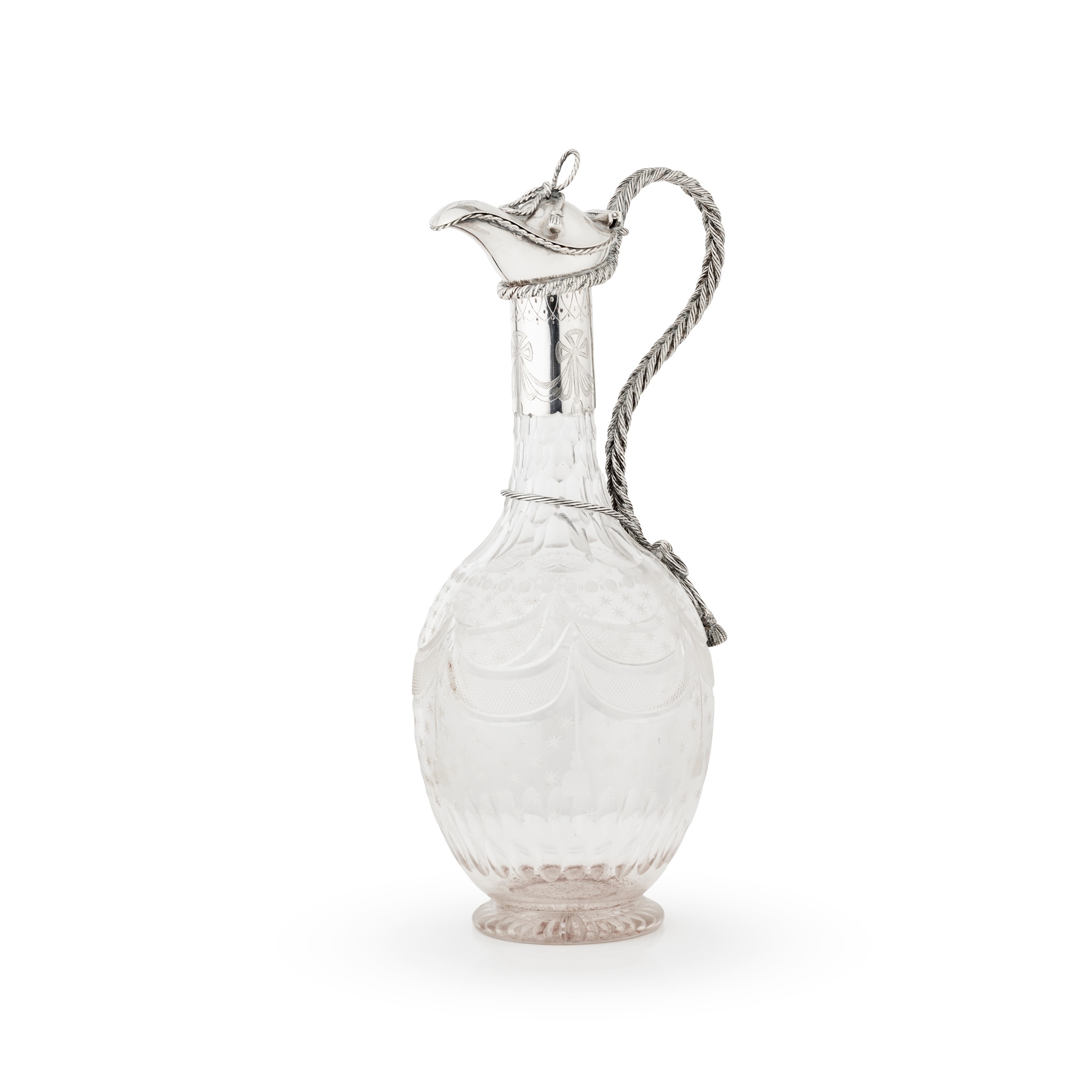 A Victorian claret jug