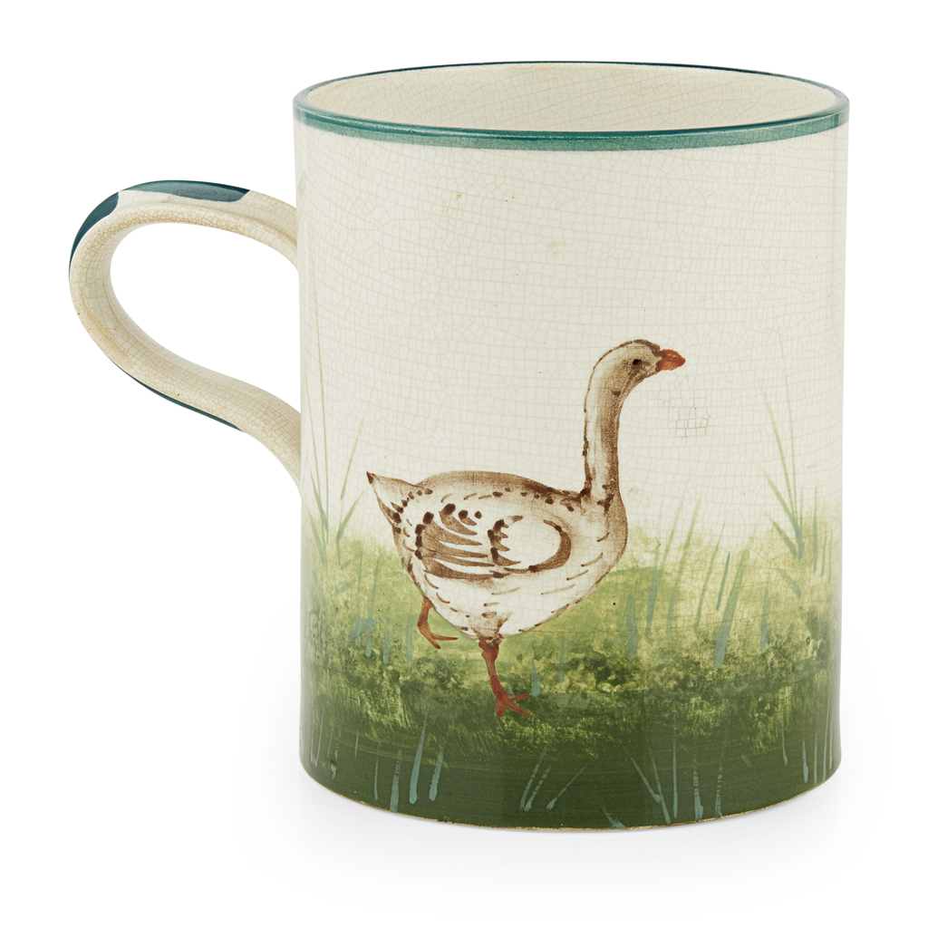 A LARGE WEMYSS WARE MUG