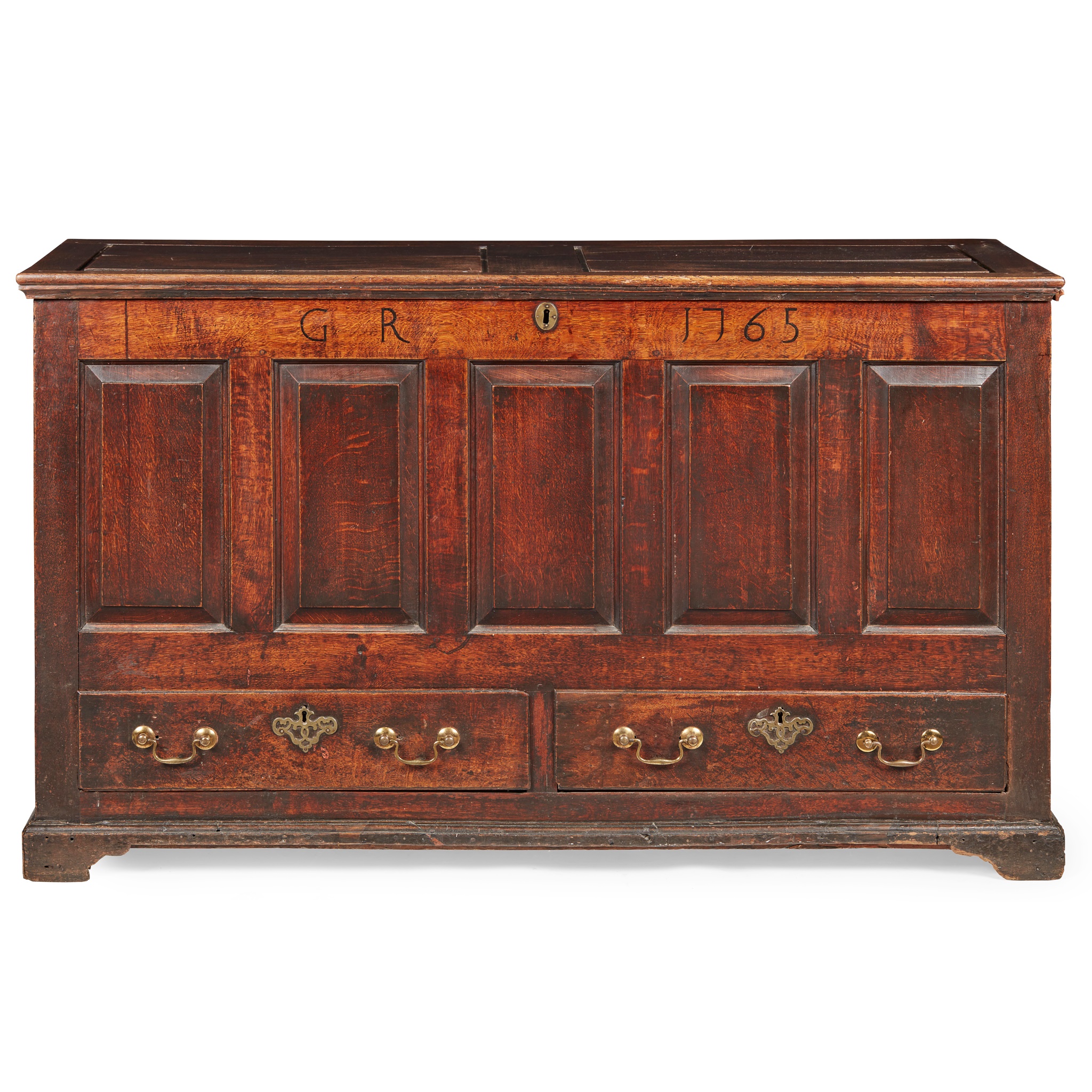 GEORGIAN OAK MULE CHEST