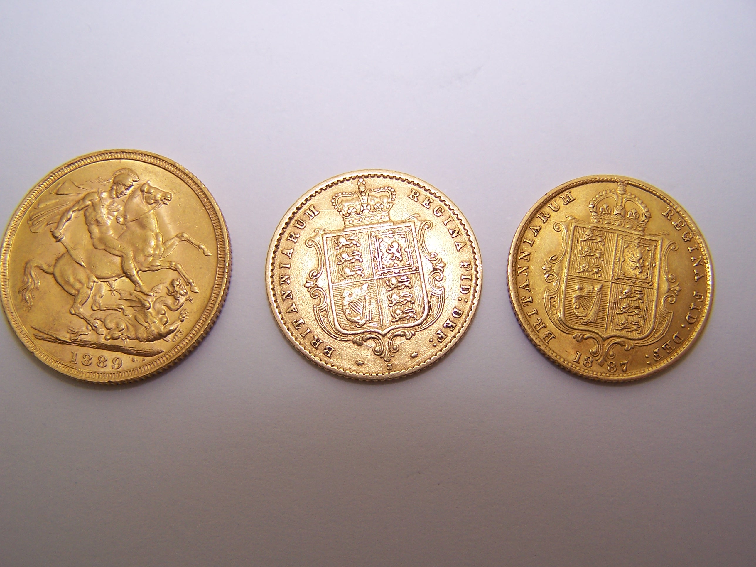 Victorian 1889 sovereign