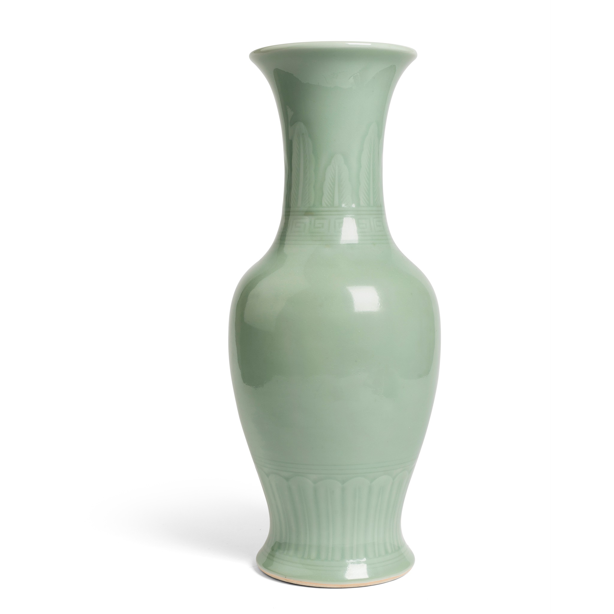 CELADON-GLAZED YEN YEN VASE