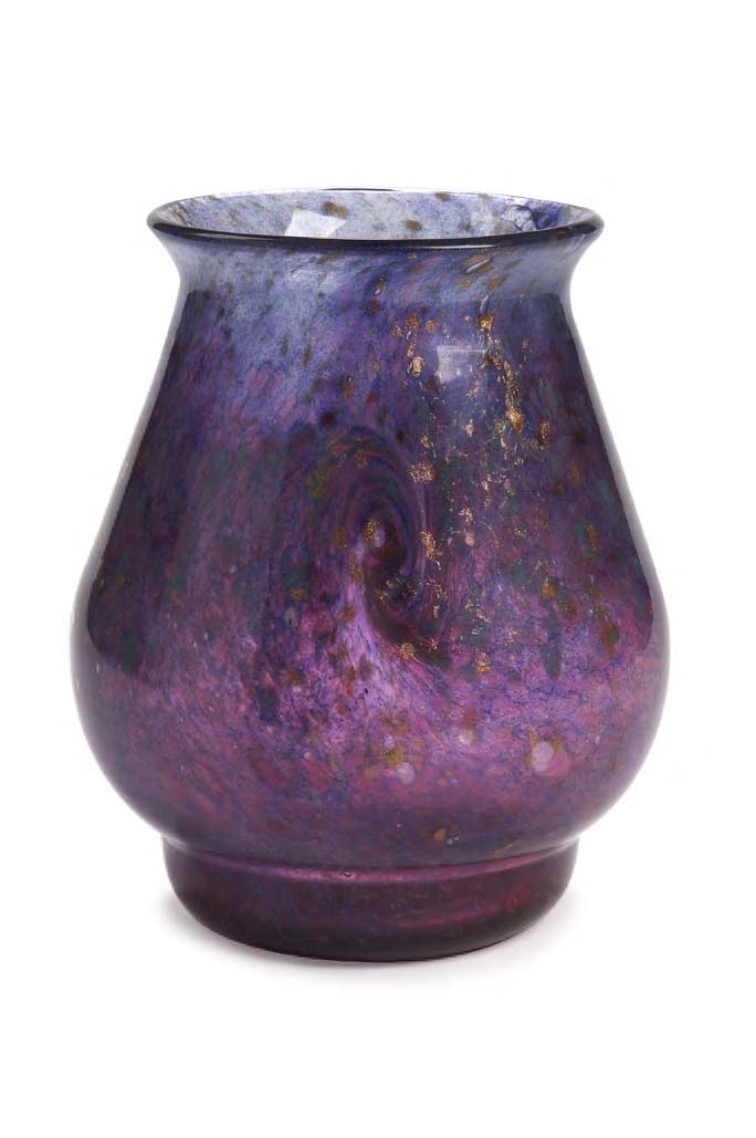 A large Monart glass vase,