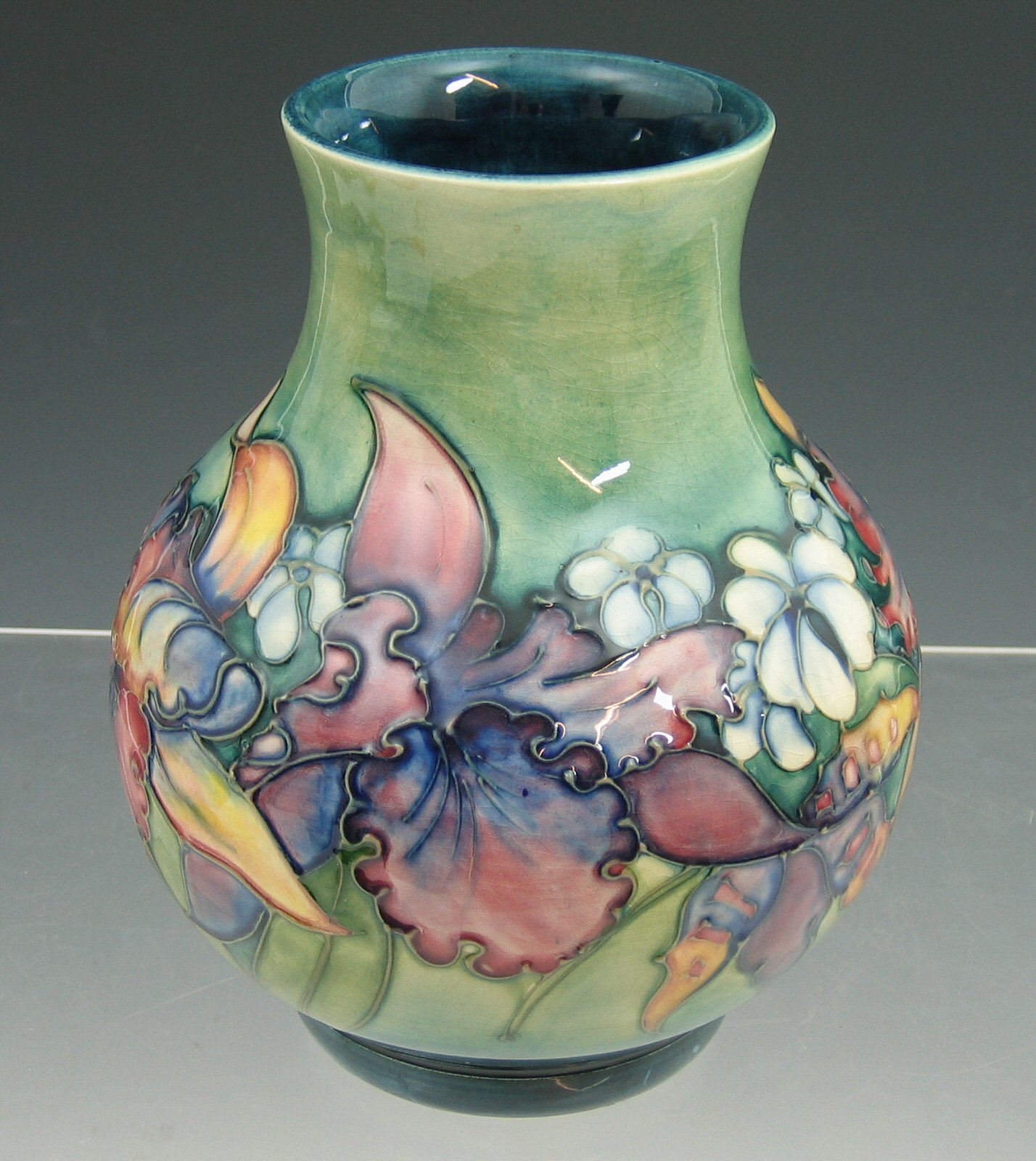 A Moorcroft baluster vase,