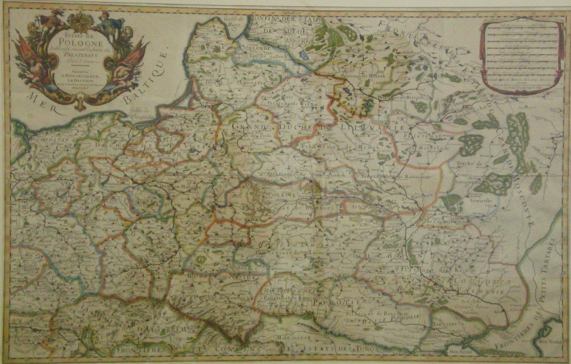 Poland -- Alexis Hubert Jaillot after Guillaume Sanson