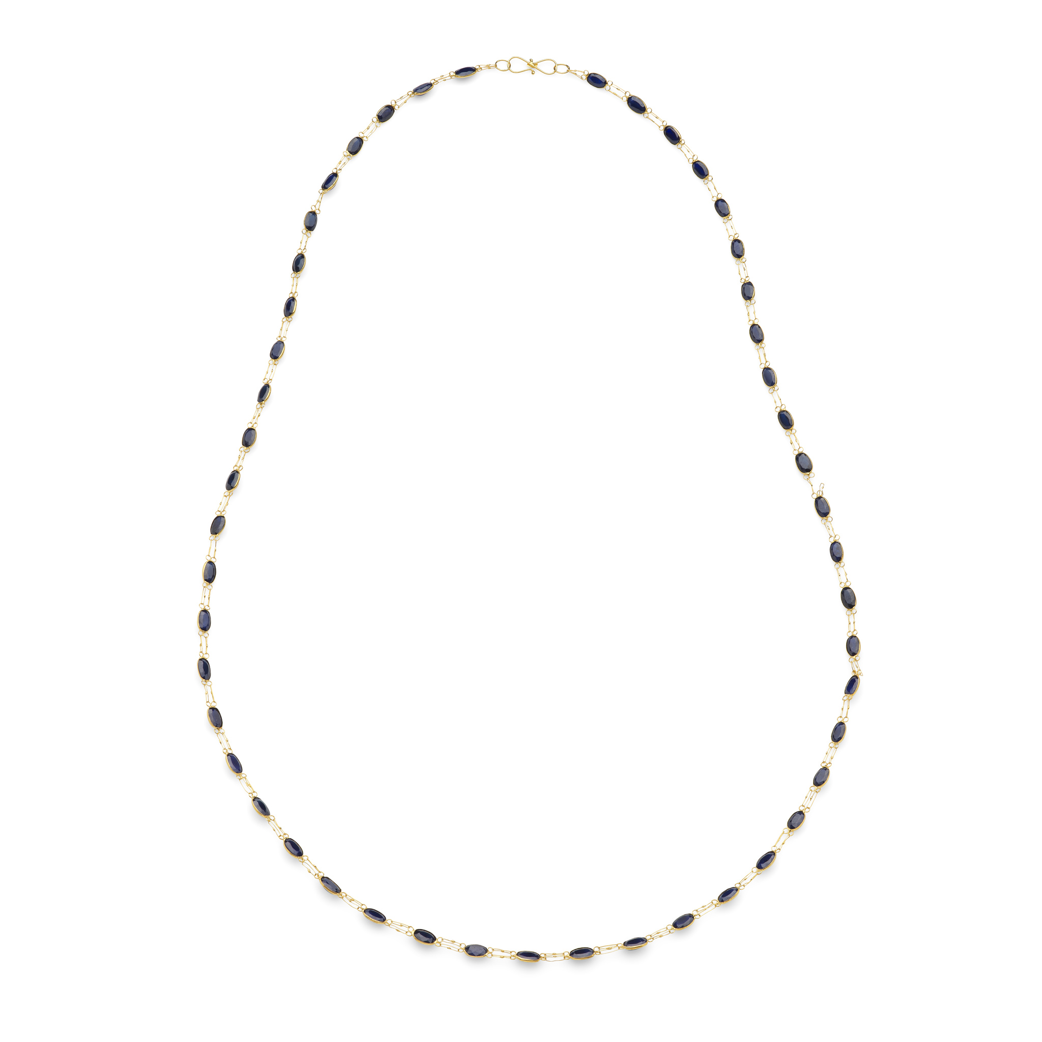 A sapphire necklace