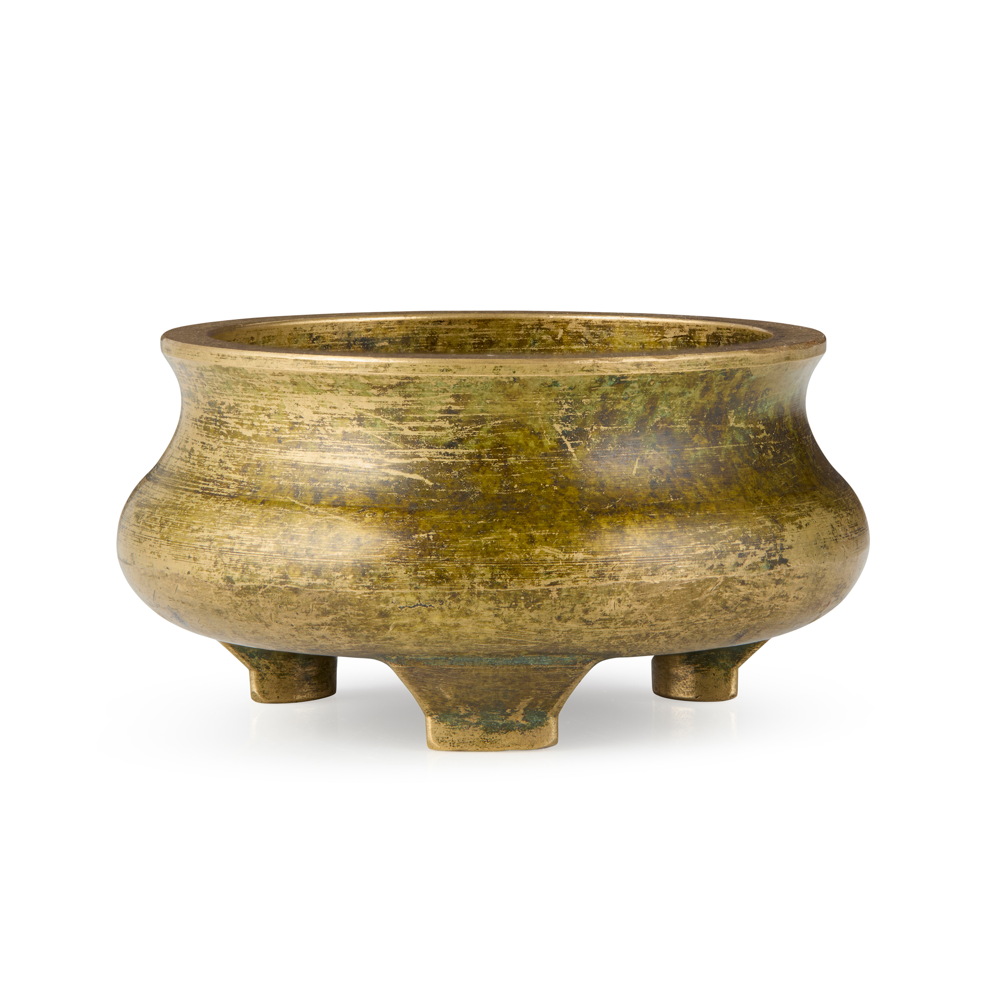 CHINESE BRONZE TRIPOD CENSER