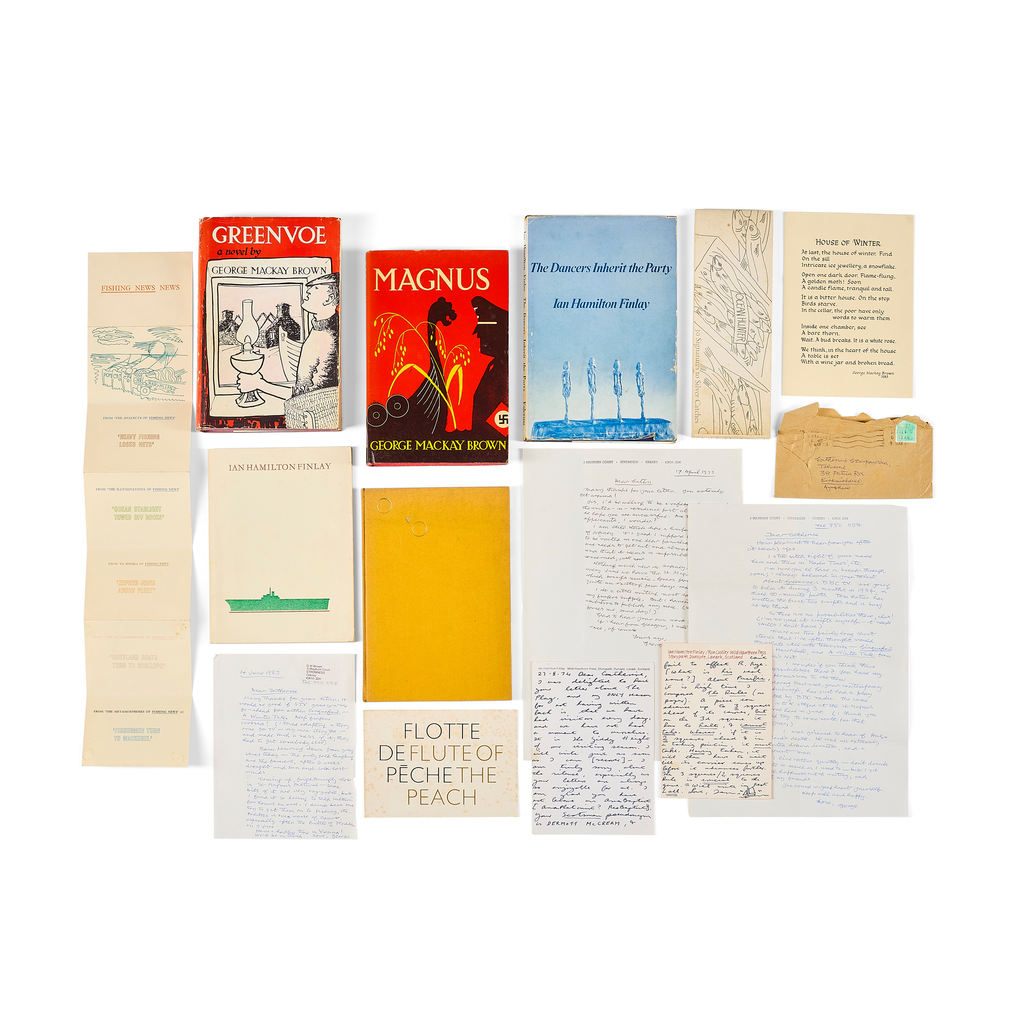 George Mackay Brown (1921-1996) & Ian Hamilton Finlay (1925-2006)