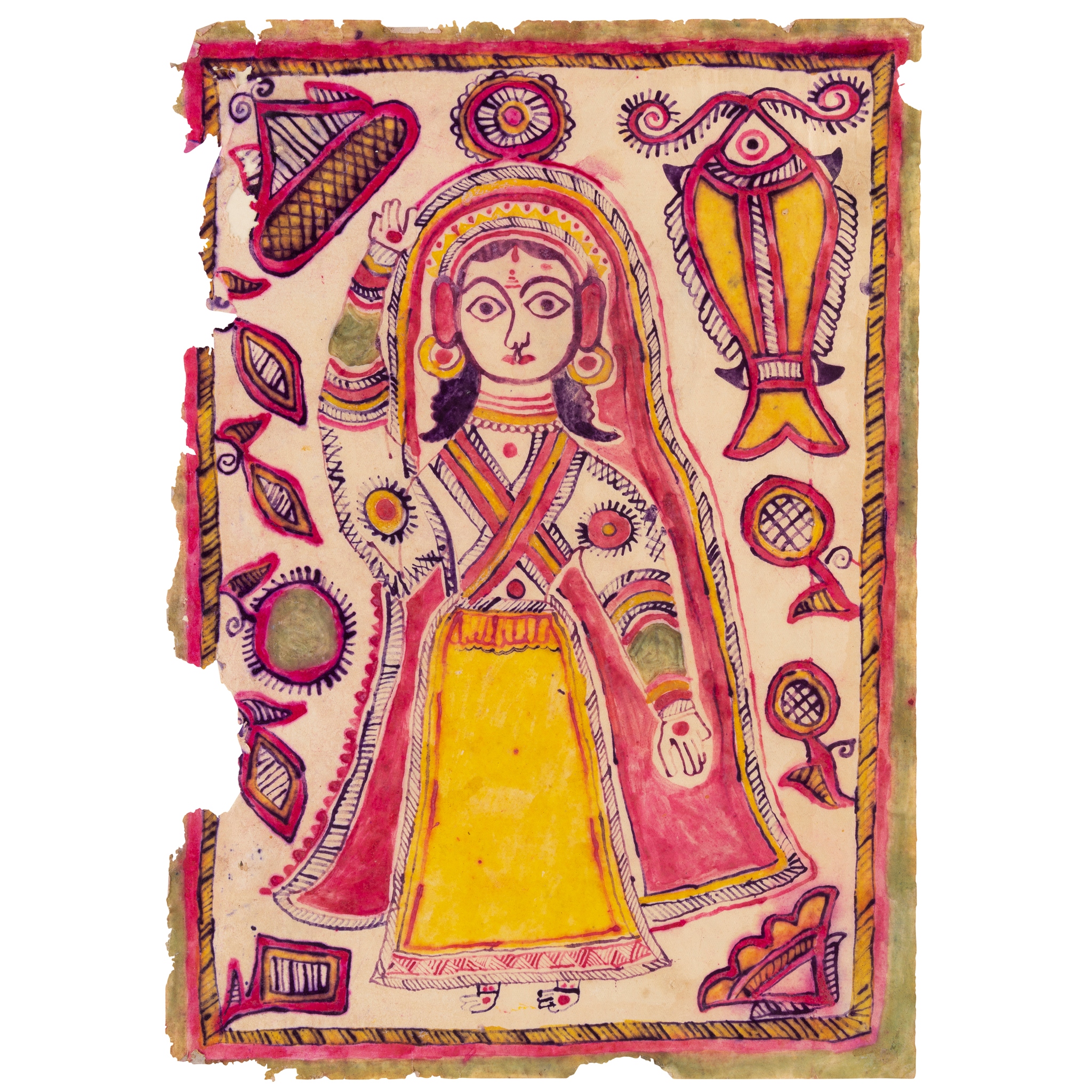‘BRIDE WITH FISH’ BY A MAITHIL KAYASTH WOMAN