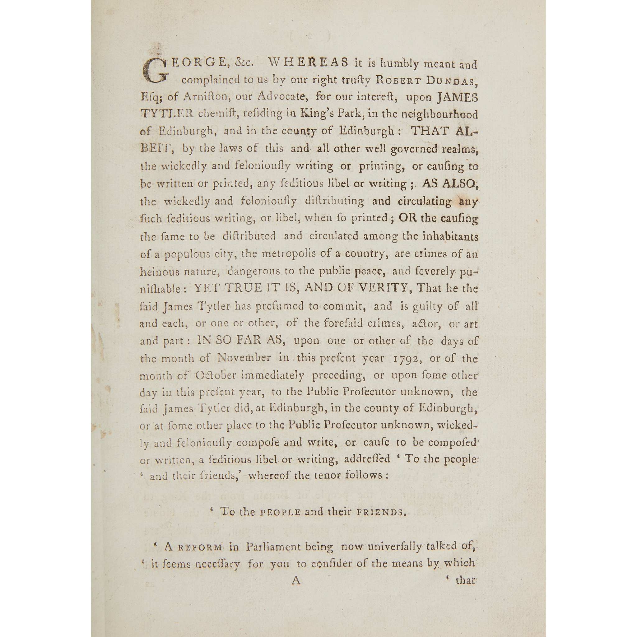 Criminal Prosecutions - Scotland,