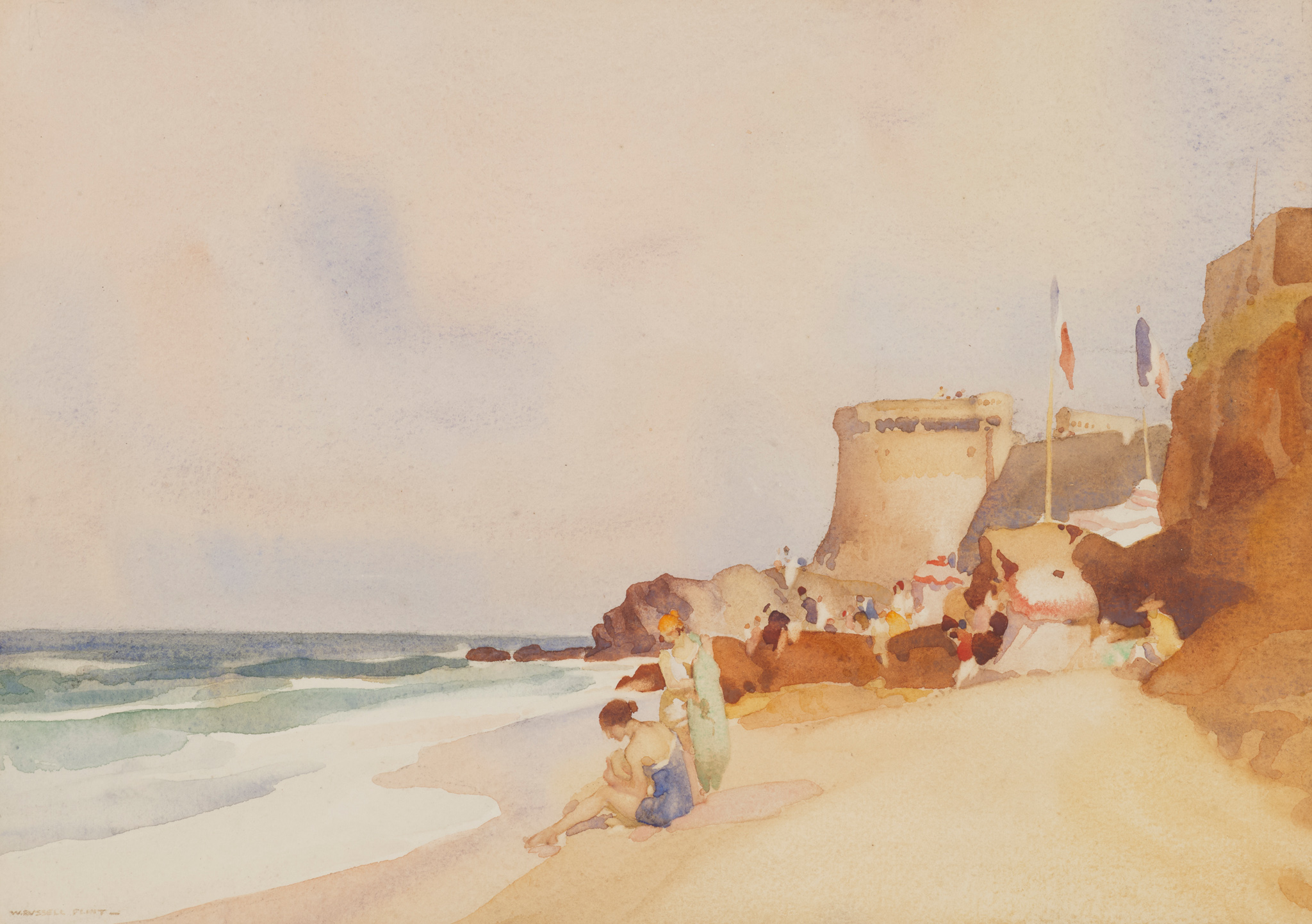 SIR WILLIAM RUSSELL FLINT P.R.A., P.R.W.S., R.S.W., R.O.I., R.E. (SCOTTISH 1880-1969)
