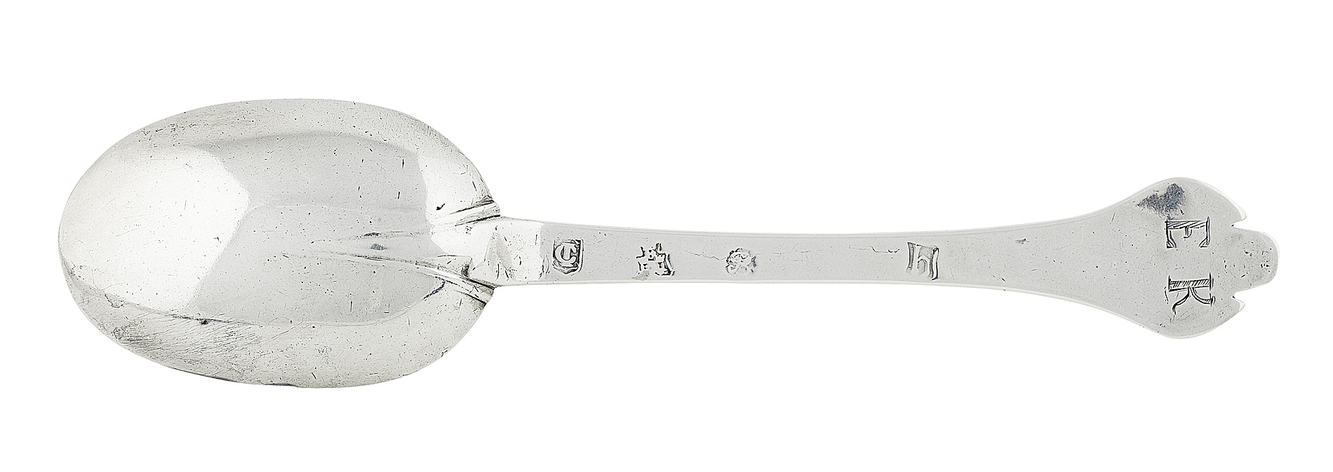 A rare Charles II trefid spoon