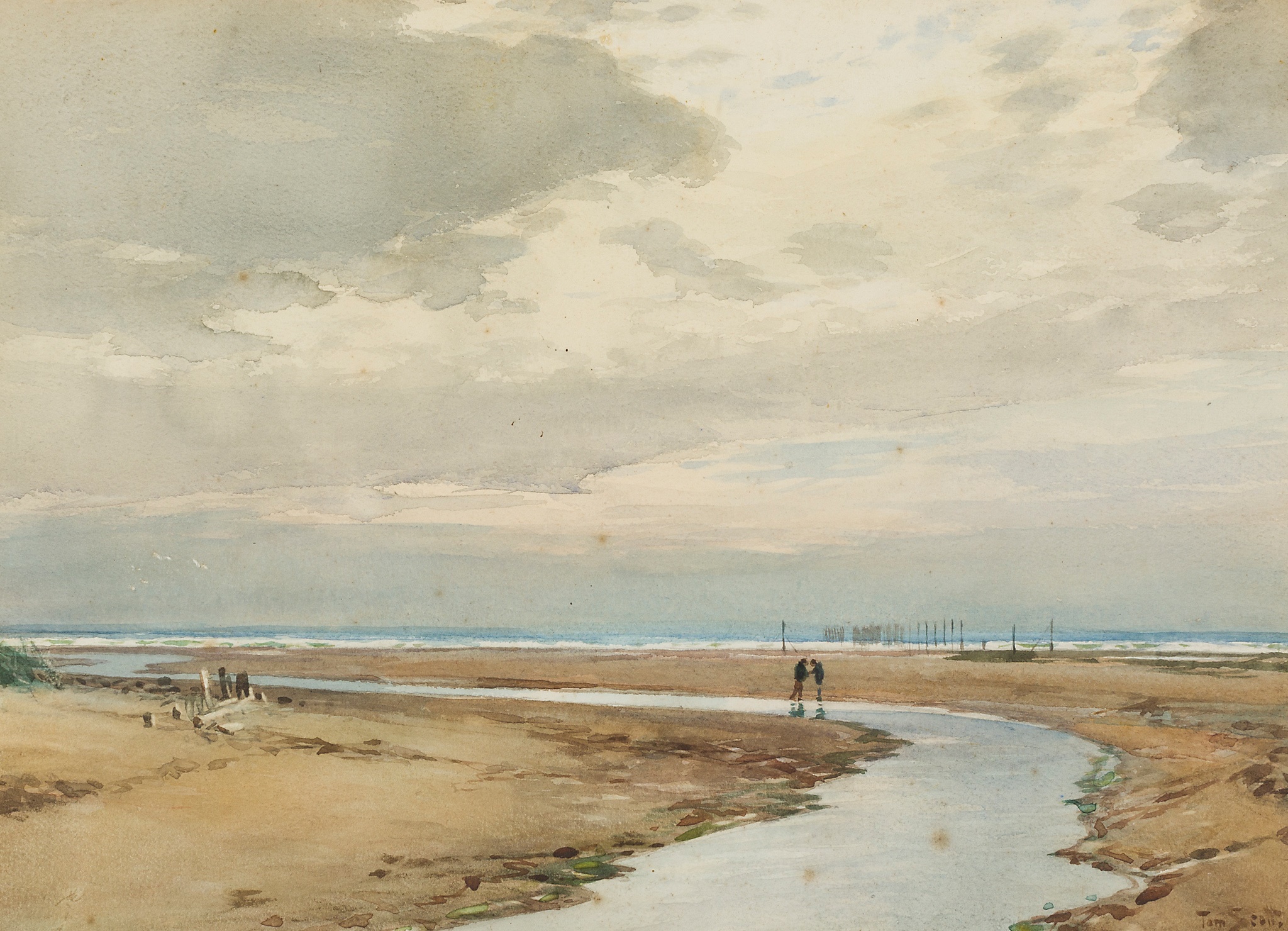 TOM SCOTT R.S.A., R.S.W. (SCOTTISH 1859-1927)