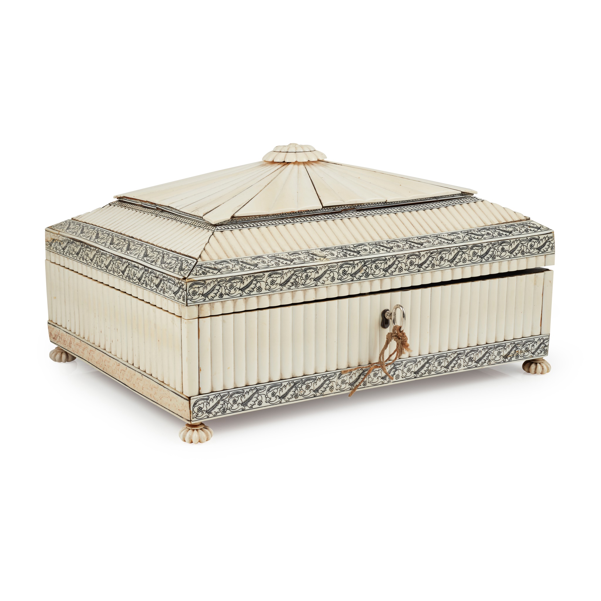 VIZAGAPATAM IVORY WORK BOX