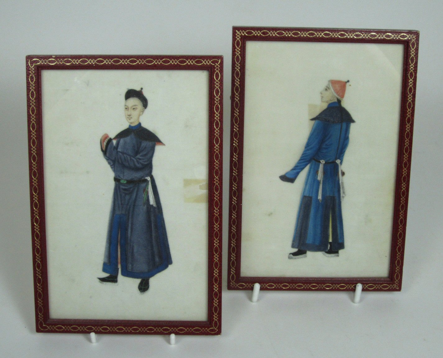 COLLECTION OF CHINESE EXPORT PAINTINGS ON PAPER & RICE PAPER