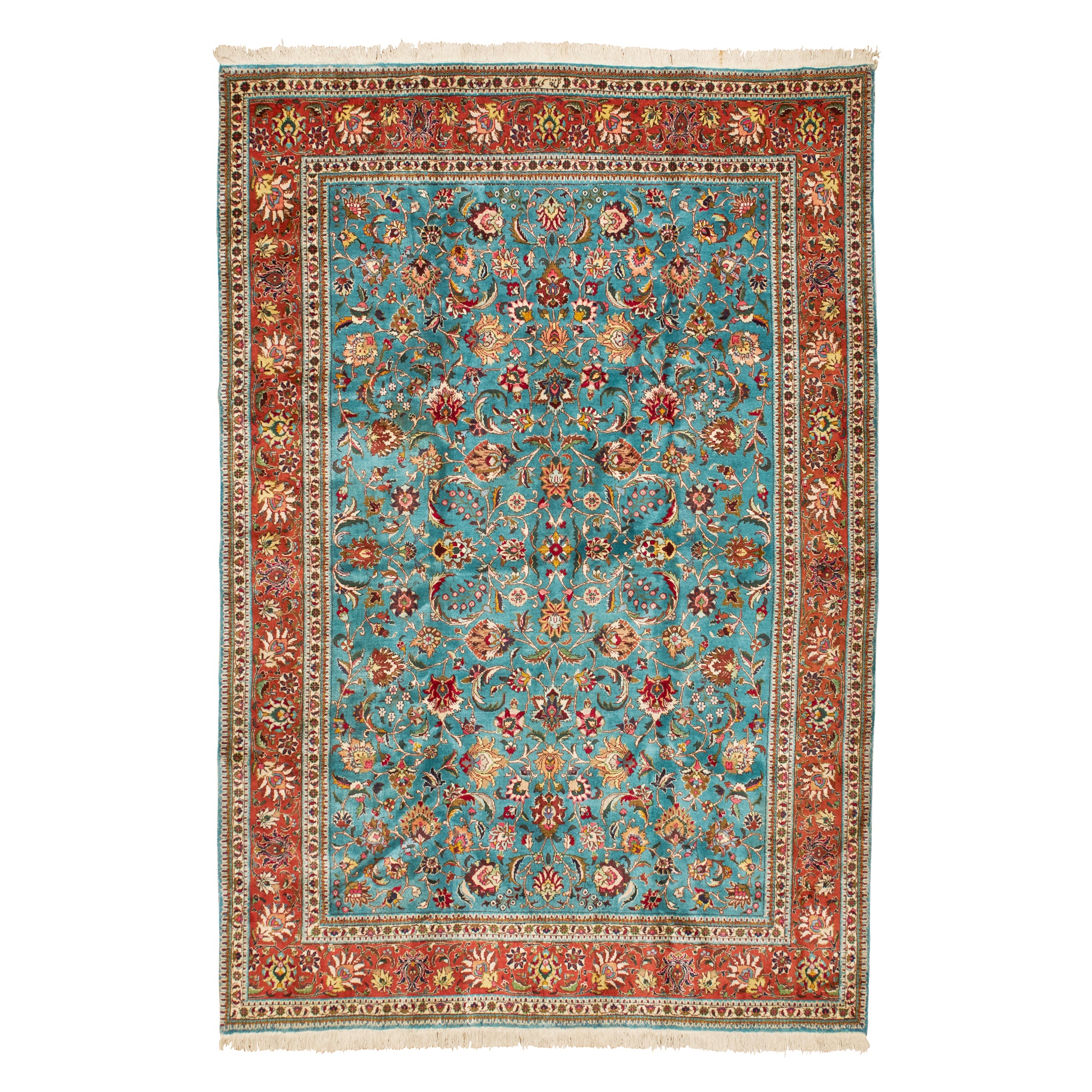 TABRIZ CARPET, SIGNED GHOL GHASEMI