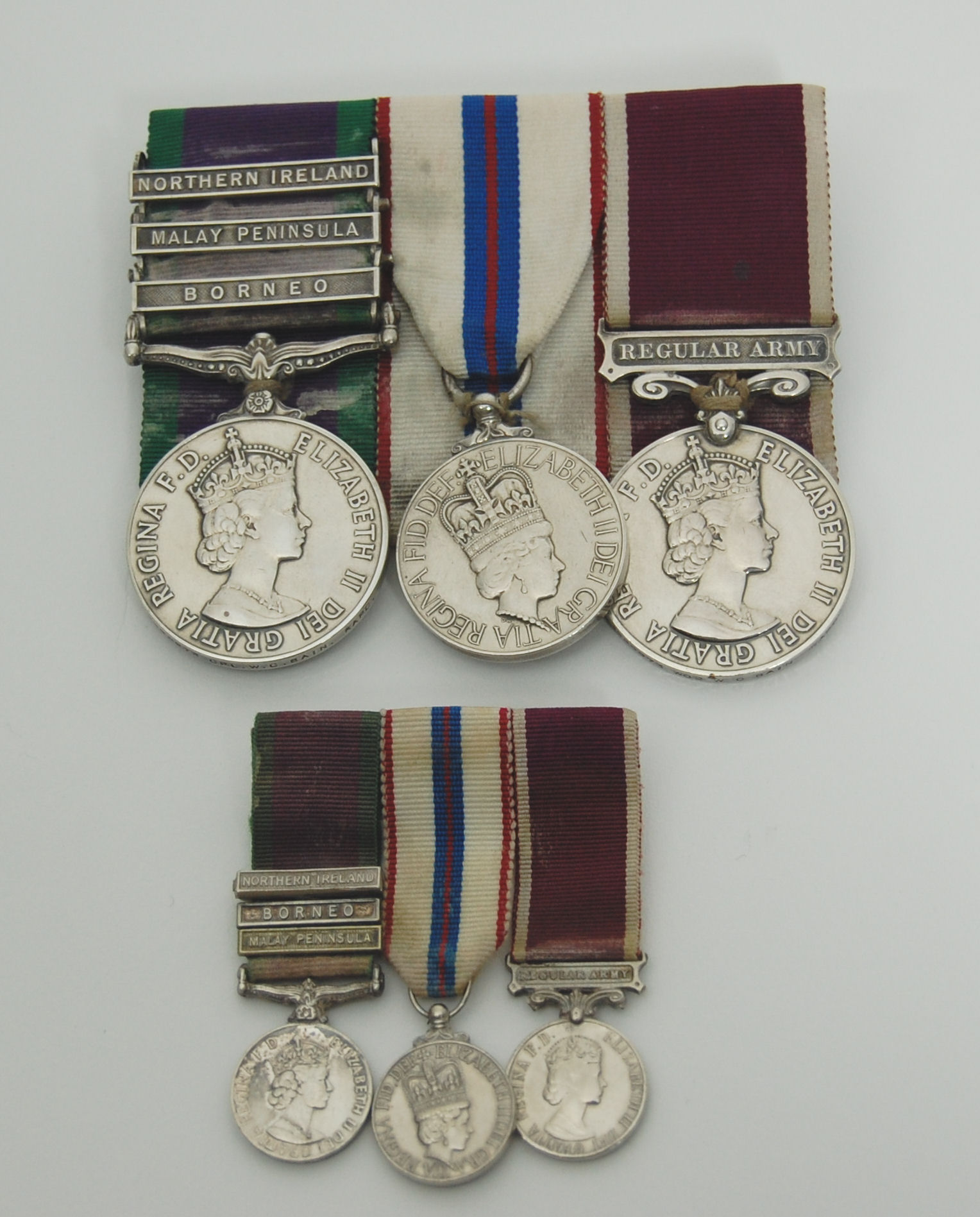 A group of three Elizabeth II medals to the Royal Army Pay Corp