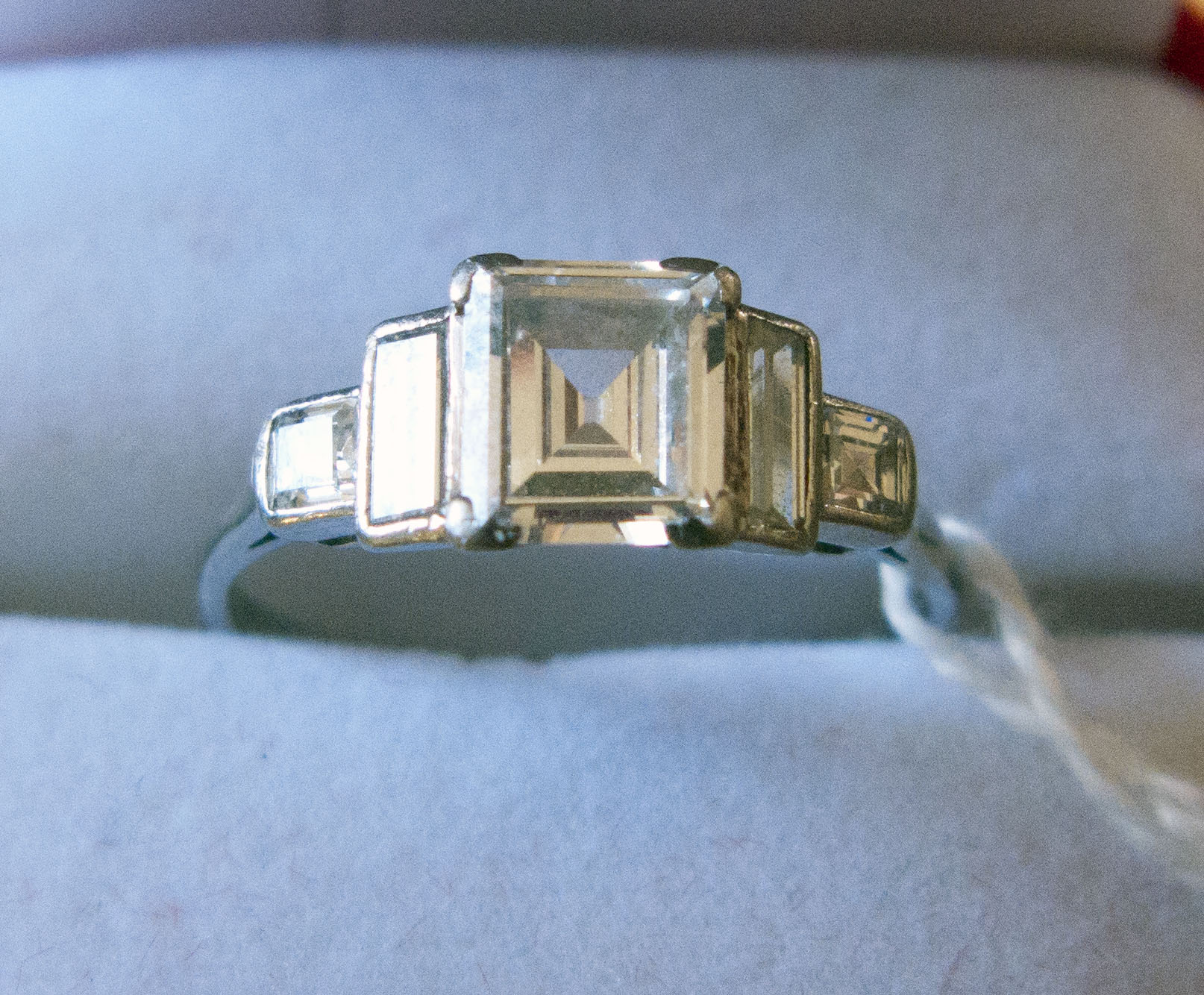A diamond set ring