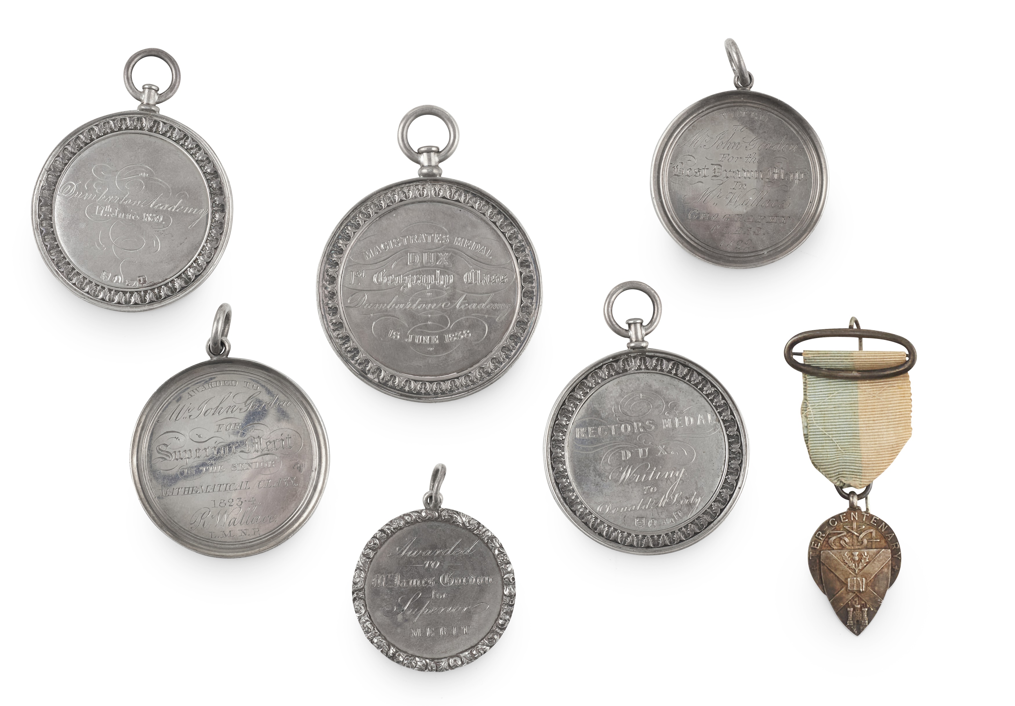 A group of Scottish Academic and sporting medals from Edinburgh Academy