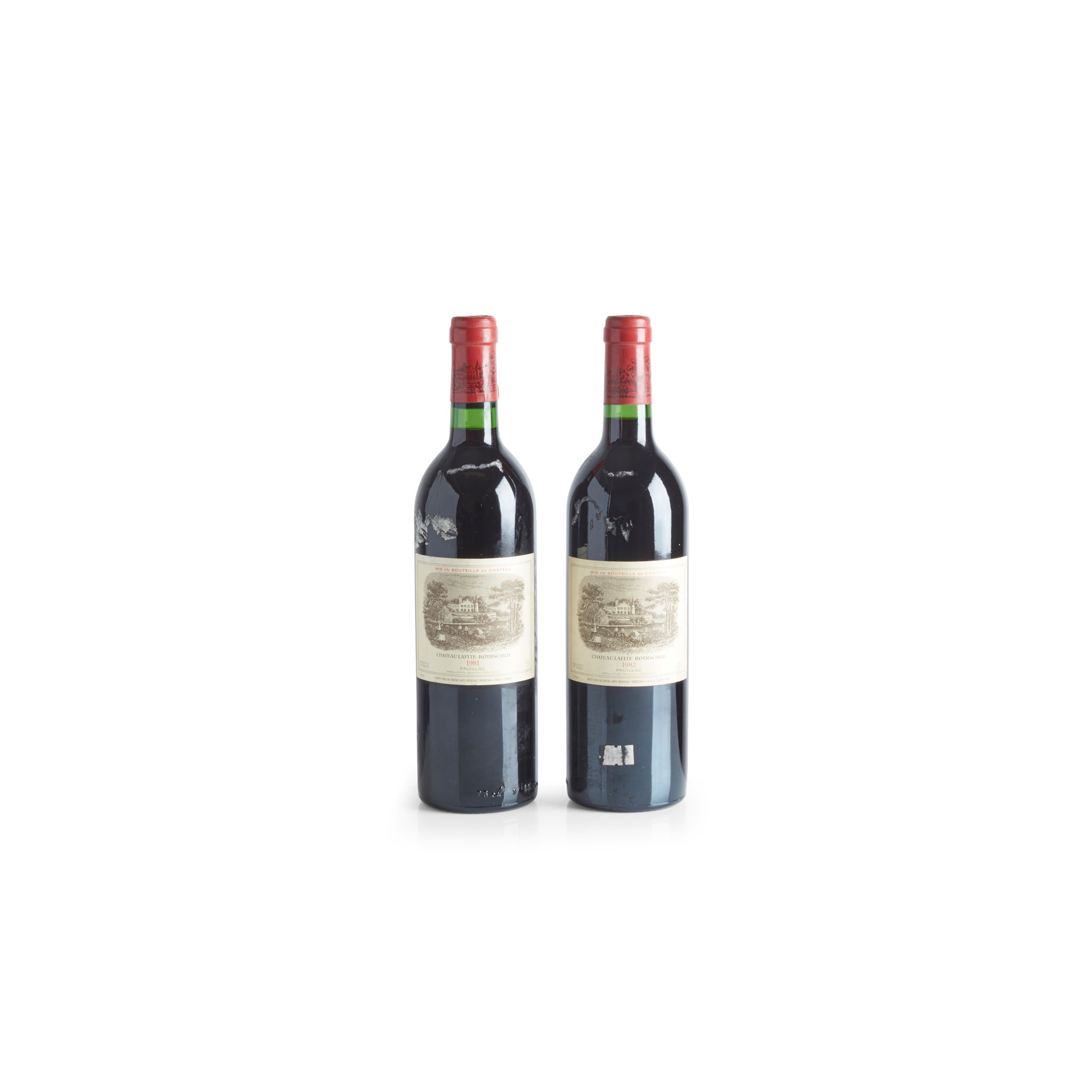 Two bottles of Pauillac wine