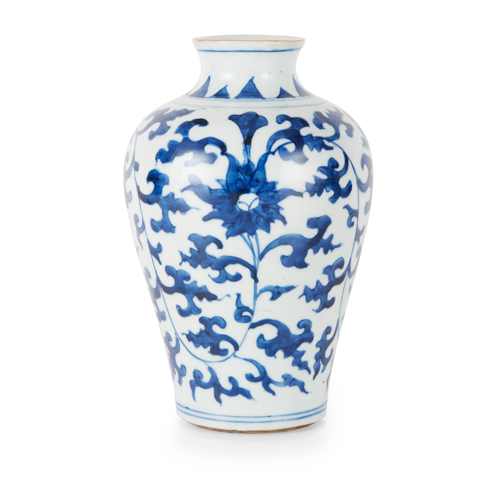 BLUE AND WHITE 'FLOWER' VASE