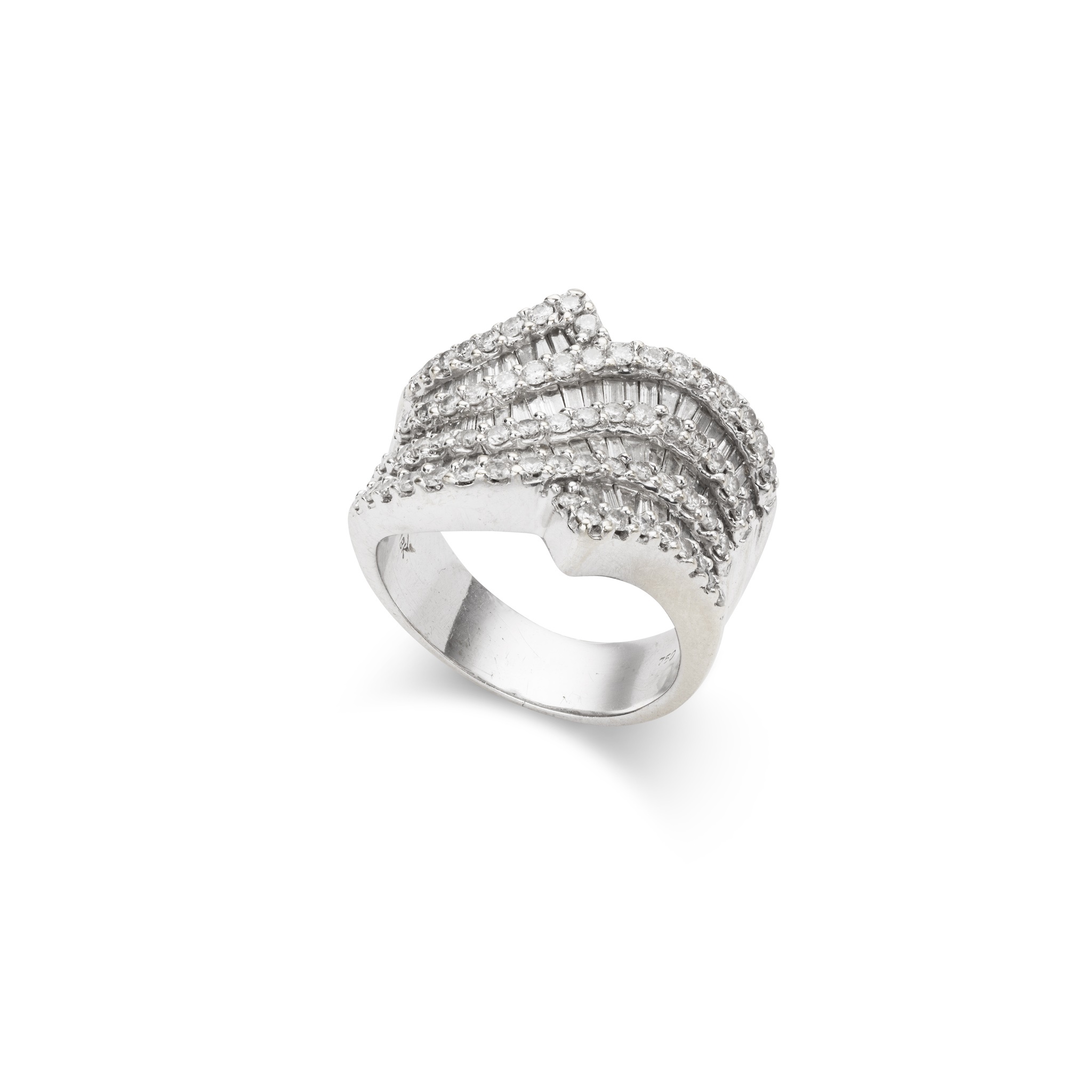 A diamond dress ring
