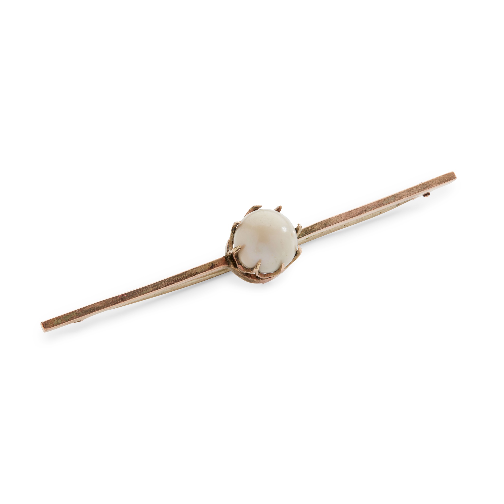 A Scottish freshwater pearl bar brooch